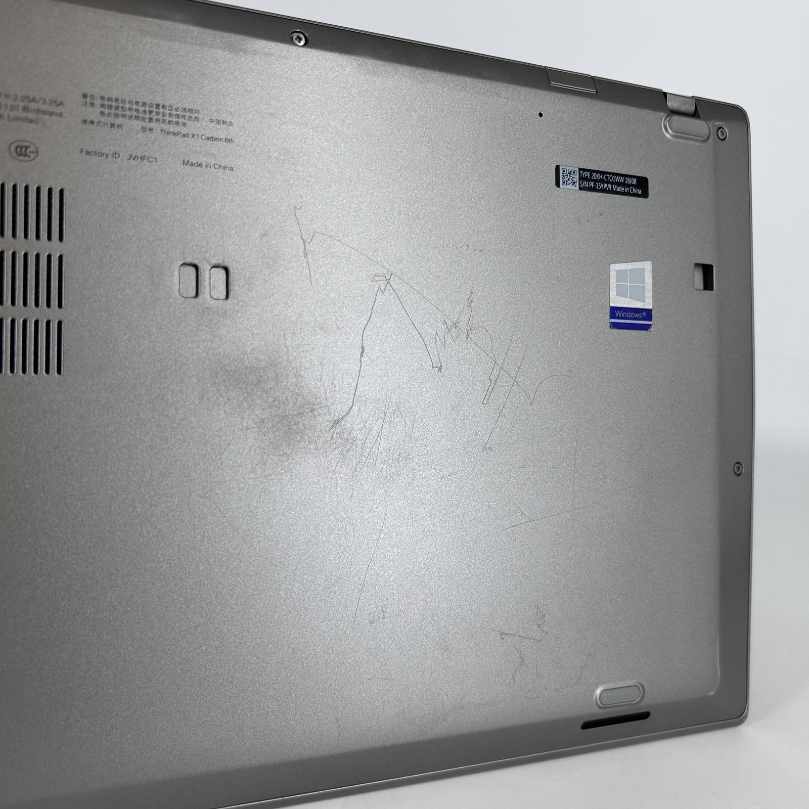 Lenovo ThinkPad X1 Carbon Gen 6 14 FHD i7-8650U 1.90GHz 16GB 512GB SSD Good