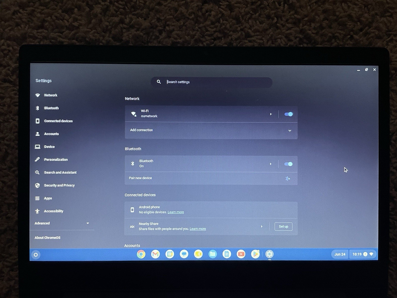 Broken Lenovo IdeaPad 3 CB 14IGL05 14″ Chromebook Intel N Blue Wi-Fi Webcam