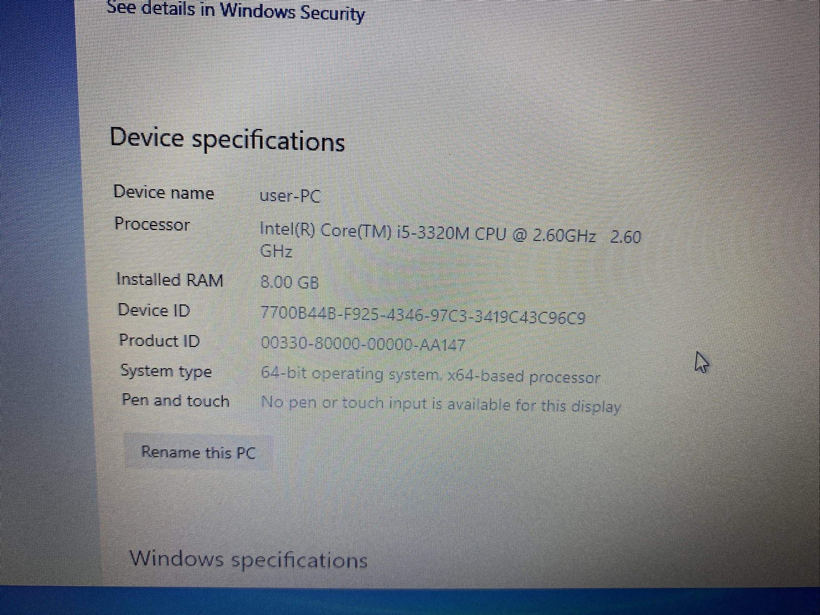 Dell Latitude E6430 Laptop w/Handle i5 2.63GHZ 8GB 500GB SSD, Dock