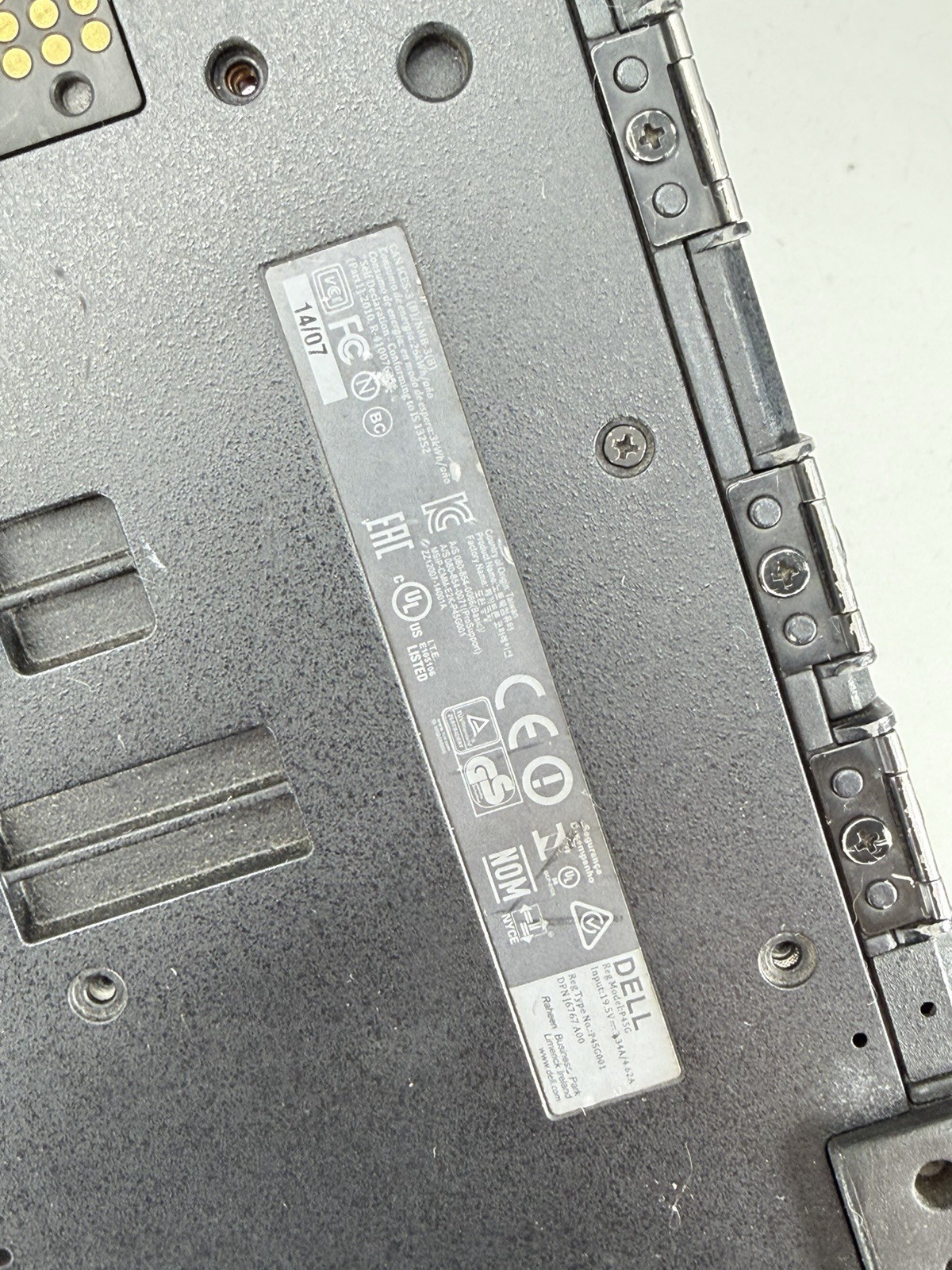 Dell Latitude 14 Rugged Extreme 7404 Intel I5 vPro Touchscreen Laptop UNTESTED