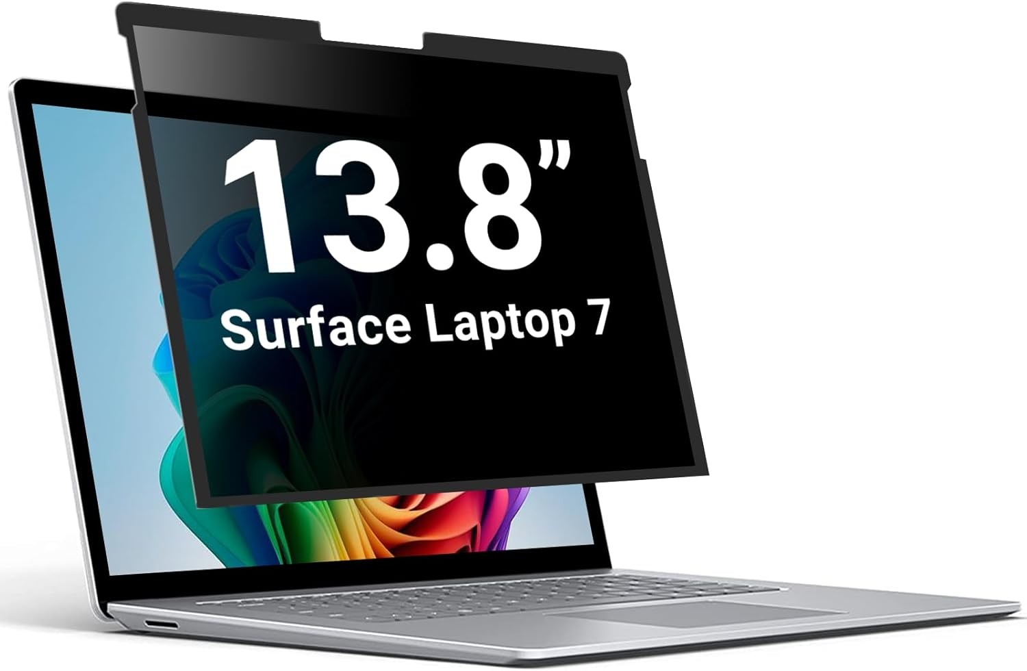 Screen Protector for Surface Laptop 13.8 inch, Removable Anti-Spy Anti-Glare