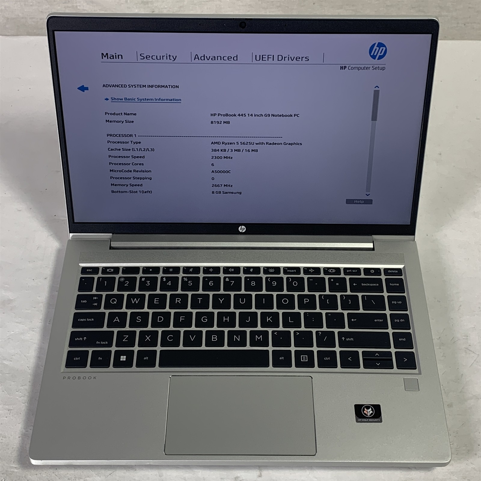 HP ProBook 445 G9 14″ Laptop Ryzen 5 5625U 2.3GHz 8GB – NO DRIVE