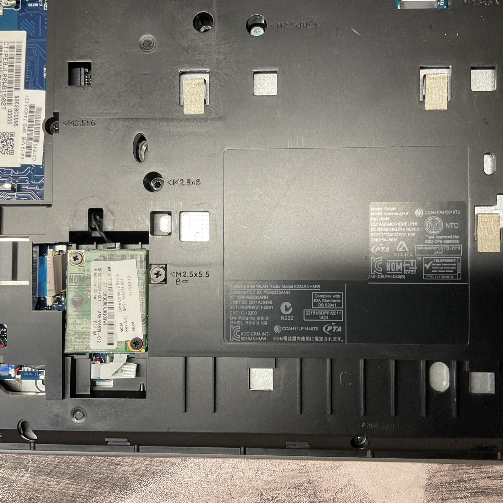 HP ProBook 650 G1 / i5 4th Gen / BIOS Unlocked / No RAM / No SSD / M5