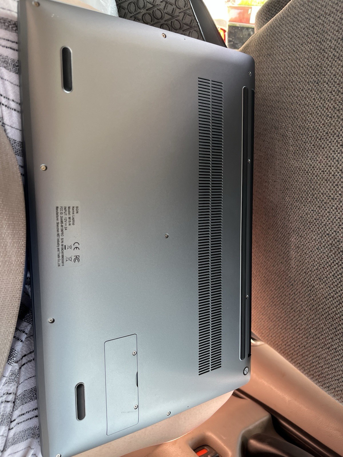 Intel Celeron Laptop 15.6” 4 GB Model Number M15-N