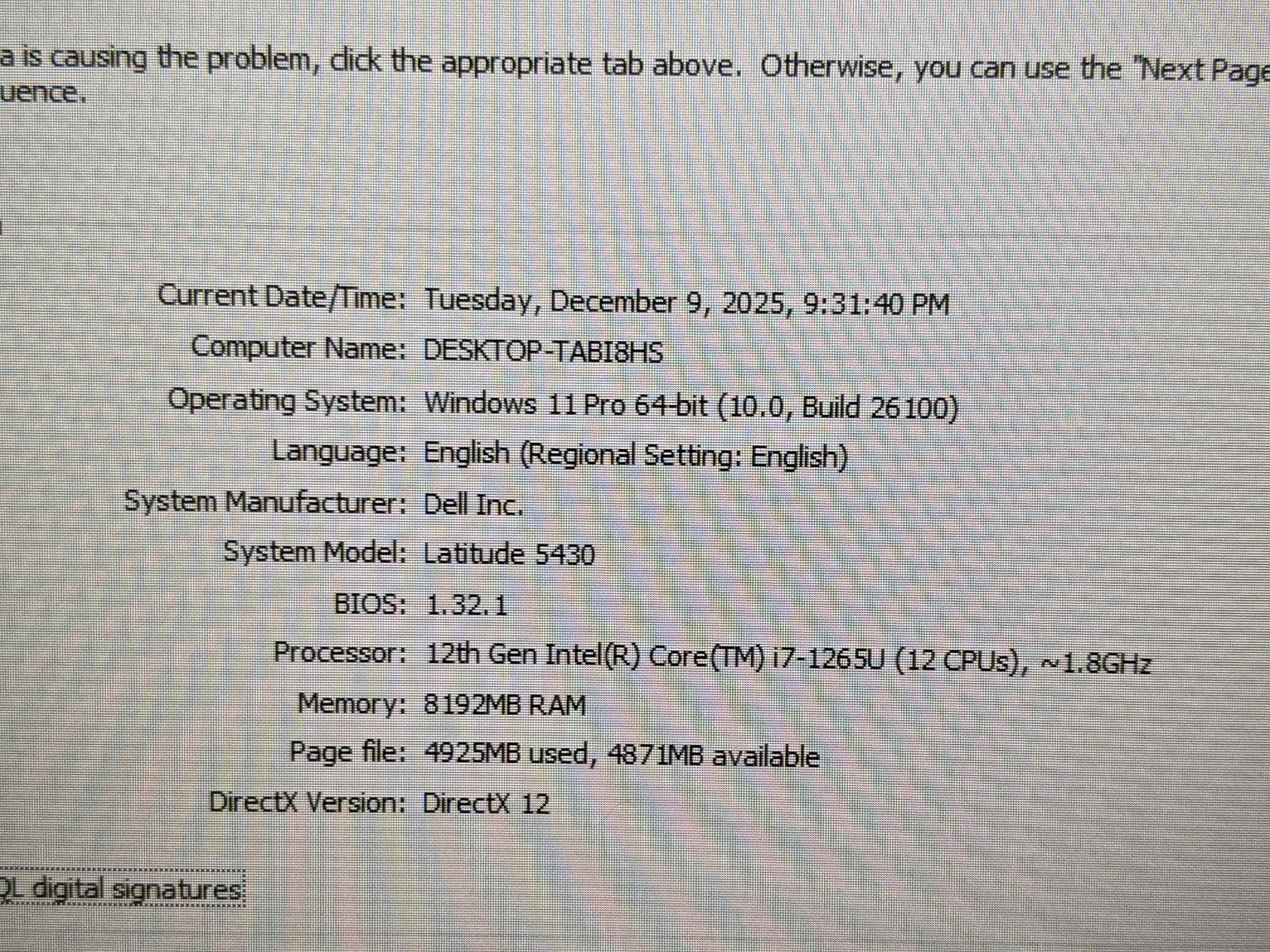 Dell Latitude 5430 14″ FHD i7-1265U 1.8GHz 8GB 512GB SSD Windows 11 Pro +Charger
