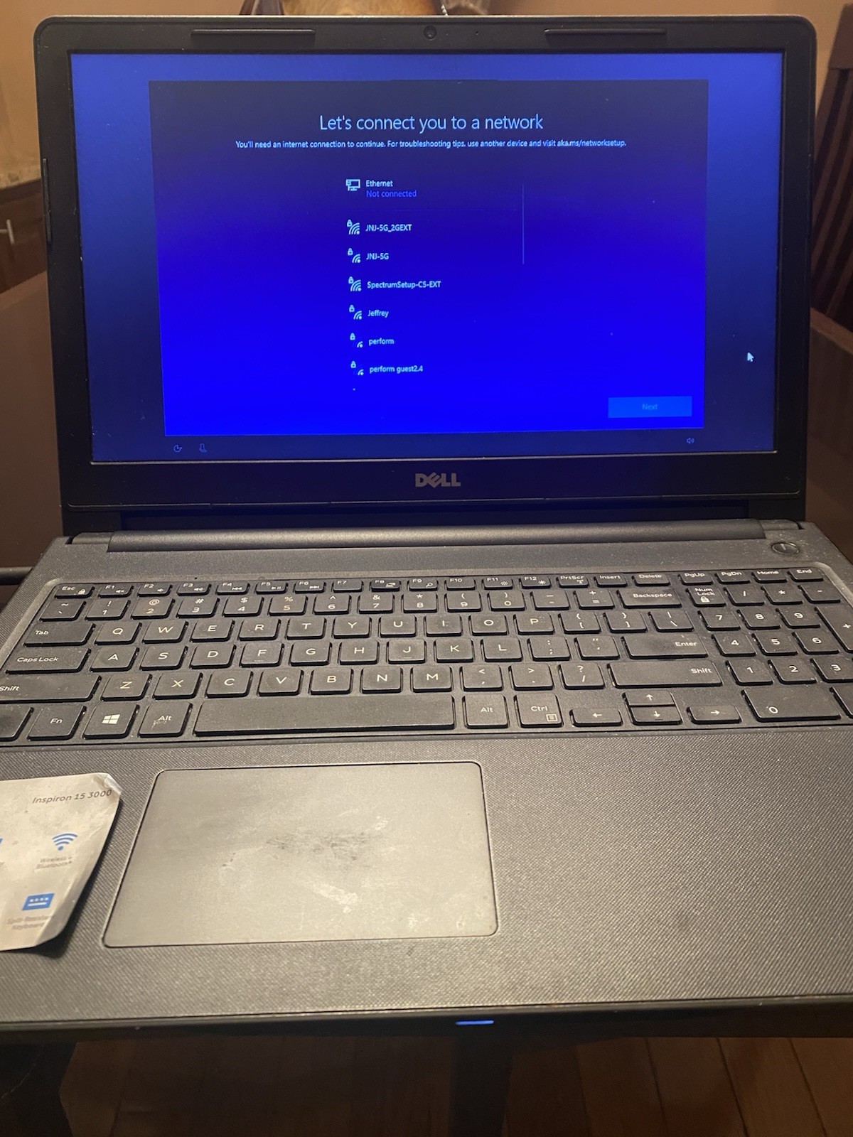 Dell Inspiron 15 3000 Laptop Service Tag: 9NSCKT2 8GB