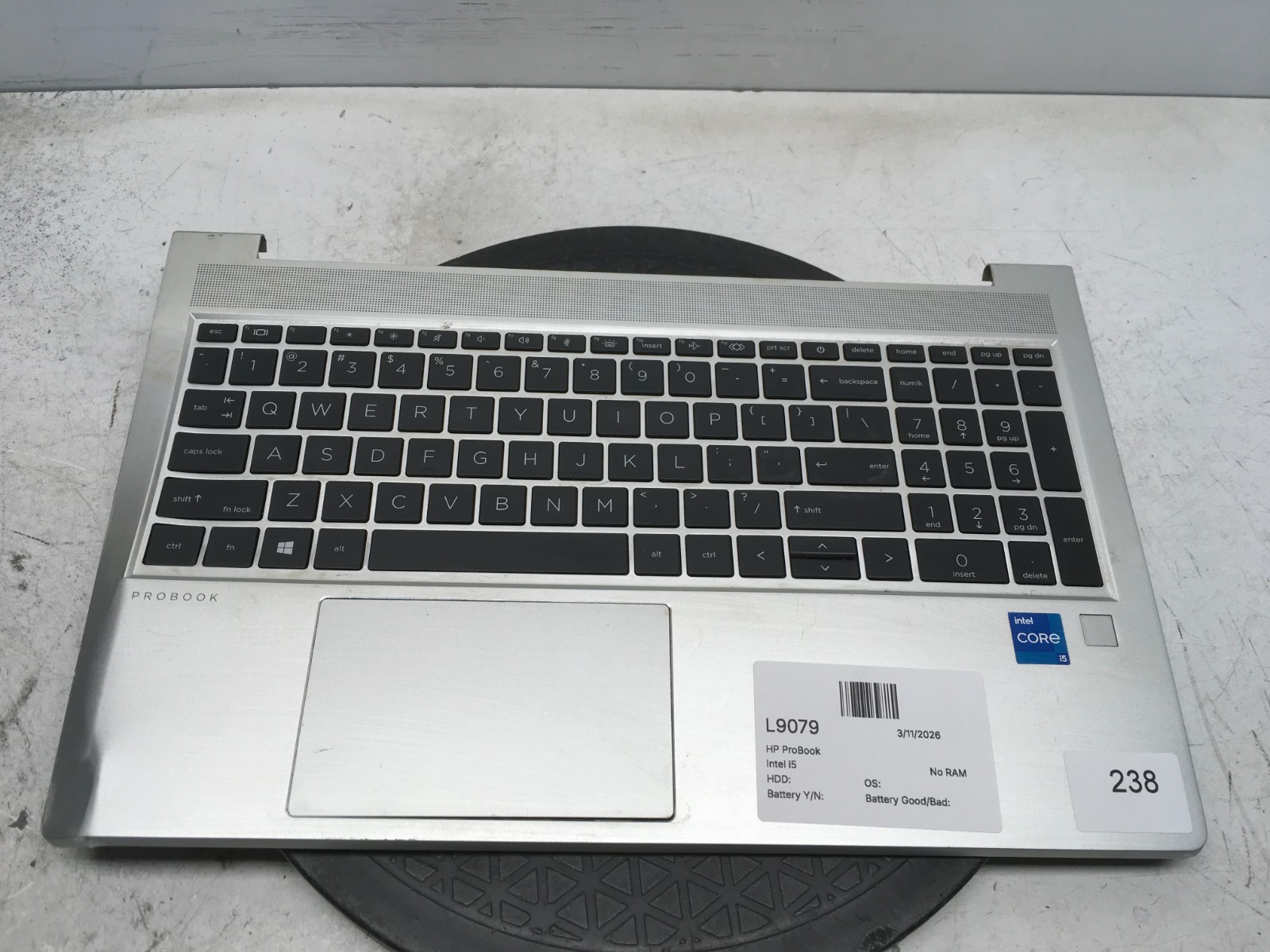 HP ProBook 650 G8 Intel i5 No RAM NO HDD