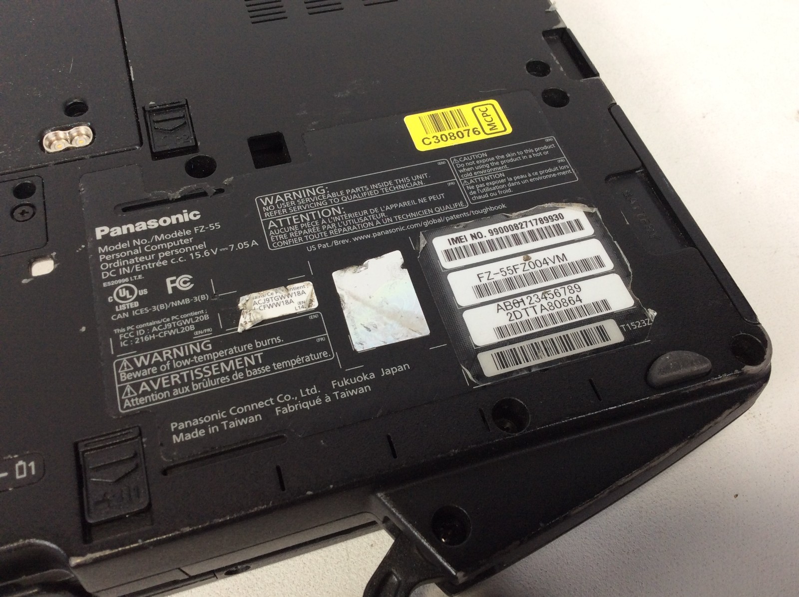 Panasonic Toughbook FZ-55 MK2 i5-1145G7 16GB RAM 512GB Stylus 6,760 Hrs C308076