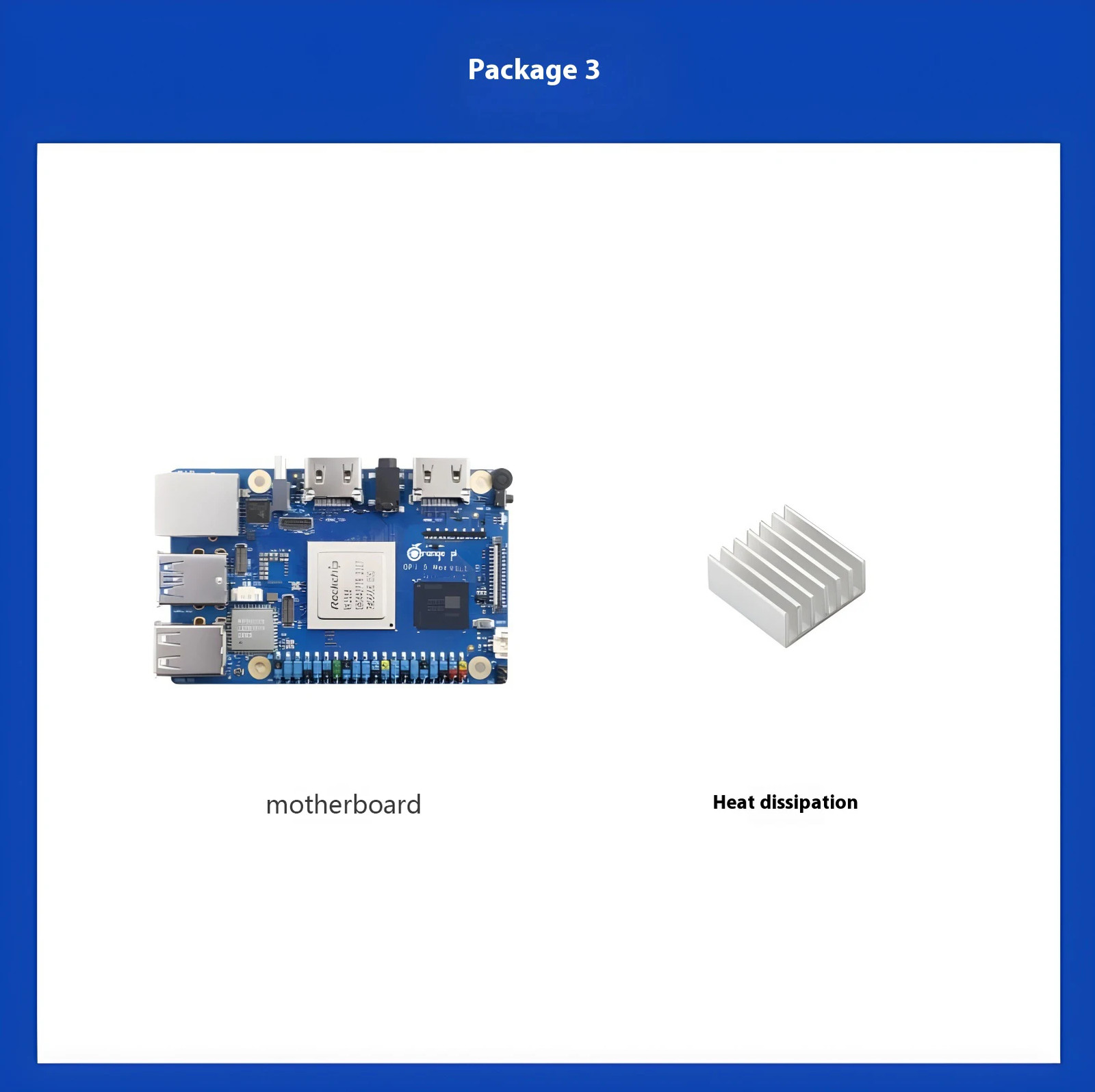 Orange Pi 5 Max 16GB RAM LPDDR5 Rockchip RK3588 Development Board