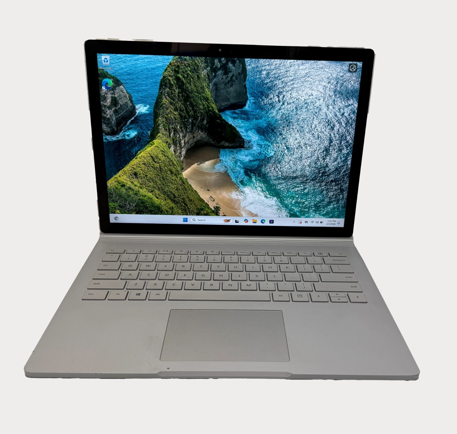 Microsoft Surface Book Intel core i5-6300u 2.4GHz 8GB RAM 128GB SSD Windows 11