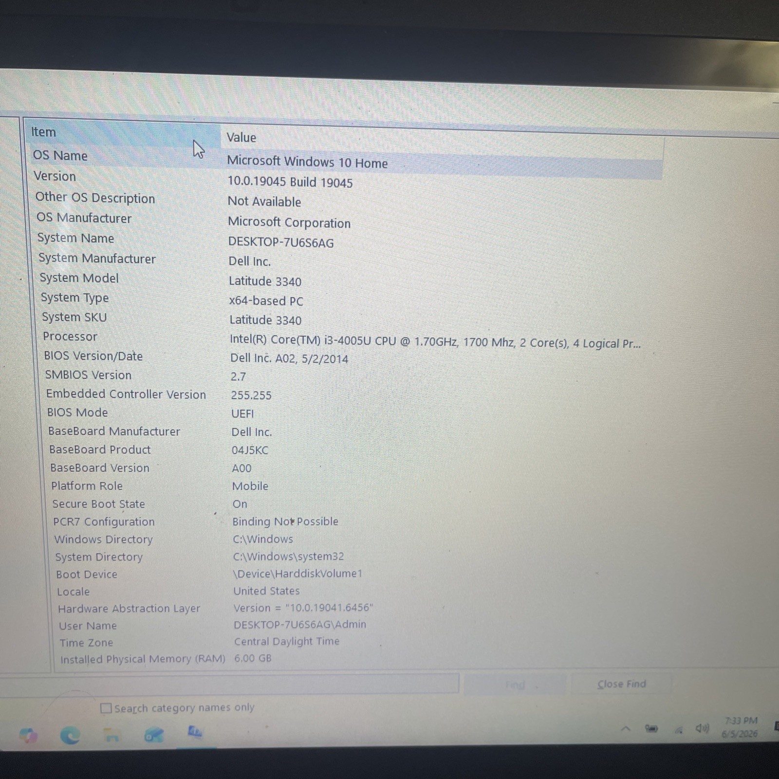 Dell Latitude3340 13″ Touchscreen Intel i3 6GB RAM 500GB HDD W10 All Diag Passed