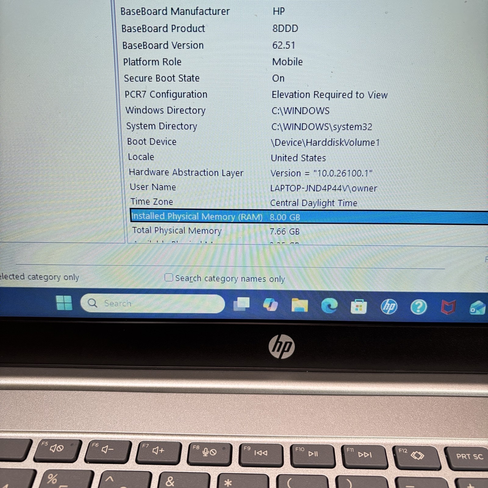 HP 15-fd0113x Windows 11 Core i3-N305 1.8GHz 8GB RAM 128GB SSD Laptop 15.6″
