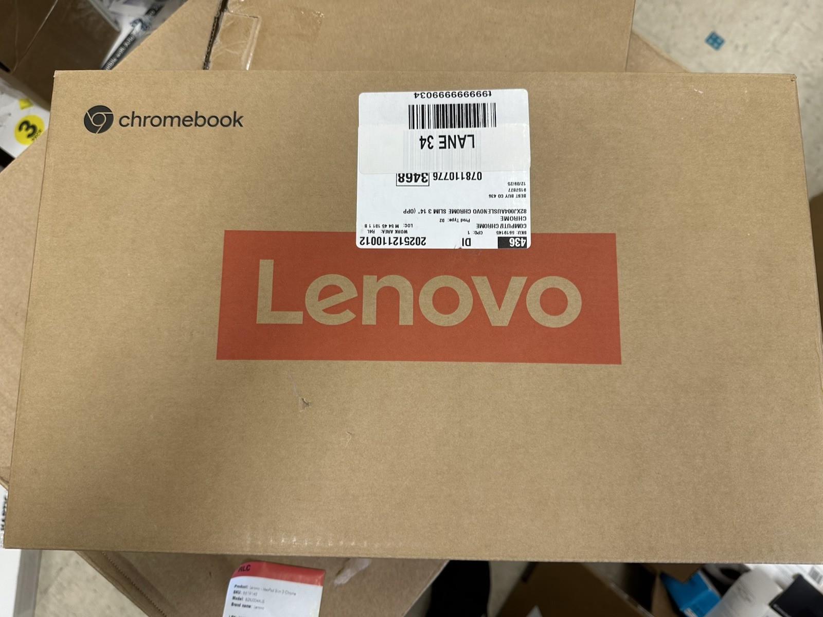 Lenovo IdeaPad Slim 3 Chromebook 14″ Full HD MediaTek Kompanio 520 2022 4GB Me