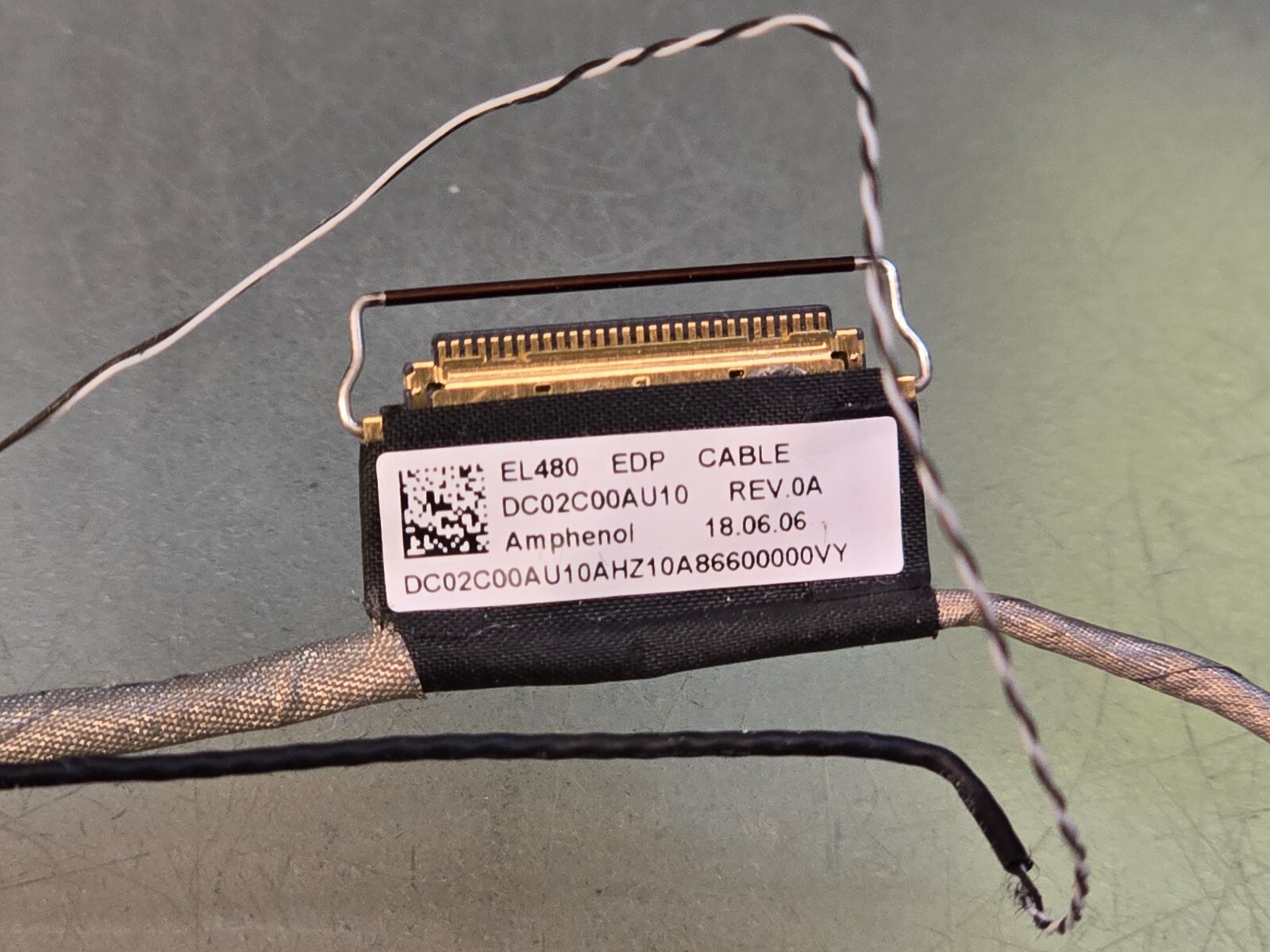 LENOVO L480 EL480 FLAT LVDS 30PIN VIDEO CABLE DC02C00AU10 EDP