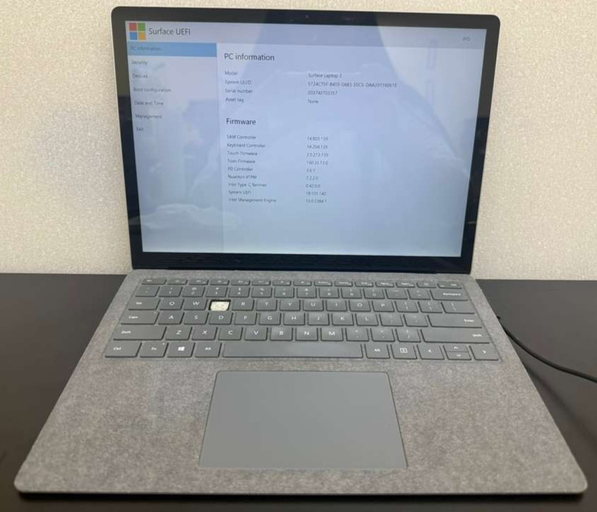 Surface Laptop 3 1862 i5 8GB 256GB Touch Excellent Battery / Defective Keyboard