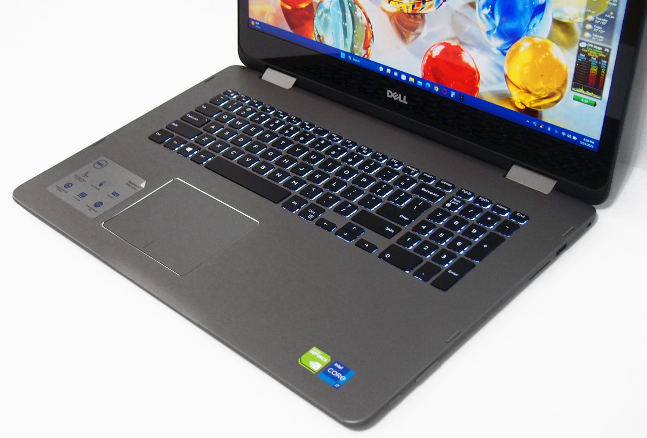 DELL INSPIRON 17 7773 2n1 TOUCH i7 4.0GHz~32GB RAM~2TB SSD+HDD~NVIDIA~WIN11 PRO!
