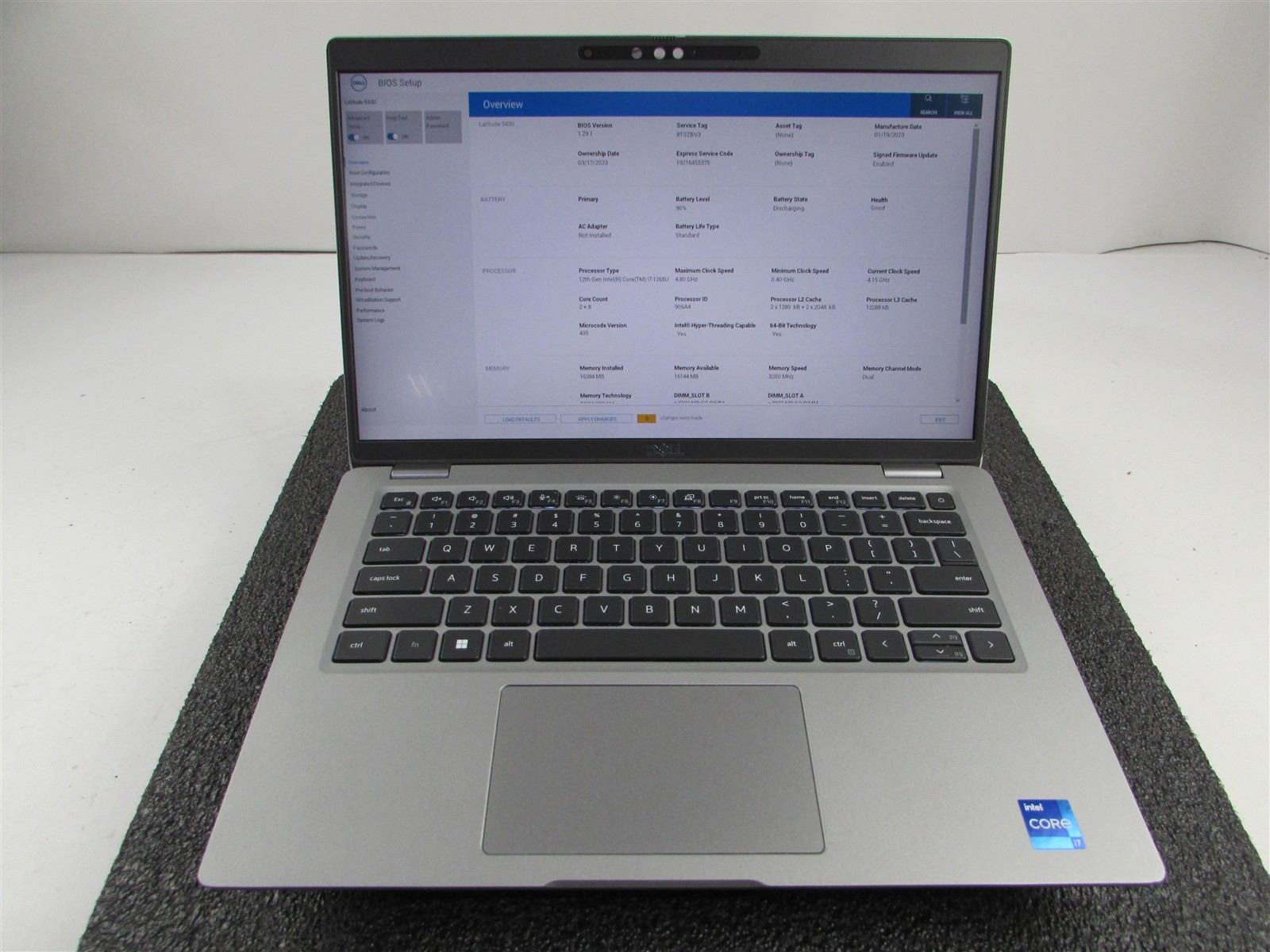 DELL LATITUDE 5430 1920X1080 FHD CORE I7-1265U 512GB SSD 16GB RAM NO O.S