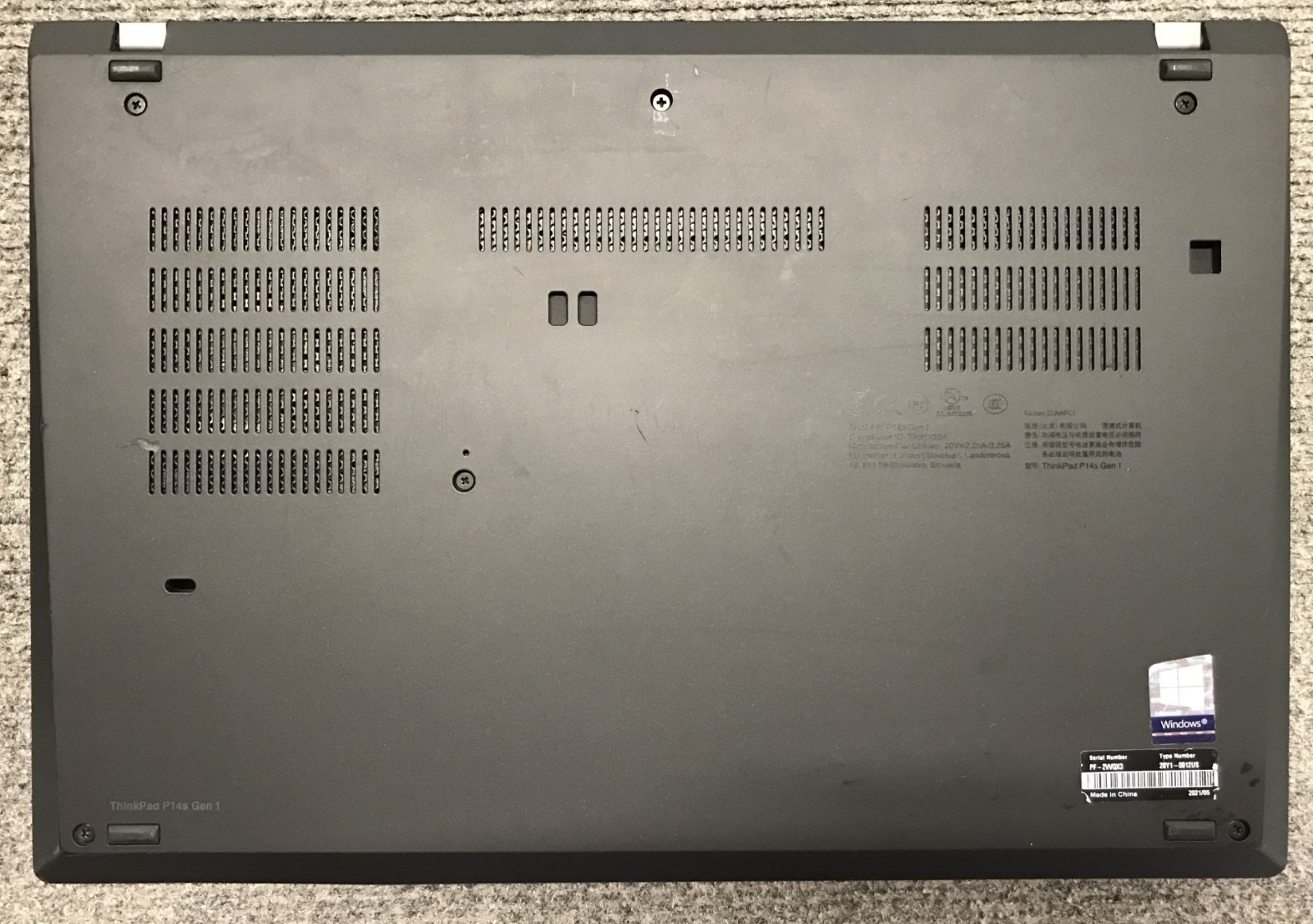 Lenovo ThinkPad P14s Gen 1 14″ Laptop Ryzen 7 PRO 4750U 16GB RAM 512GBNVMe As Is
