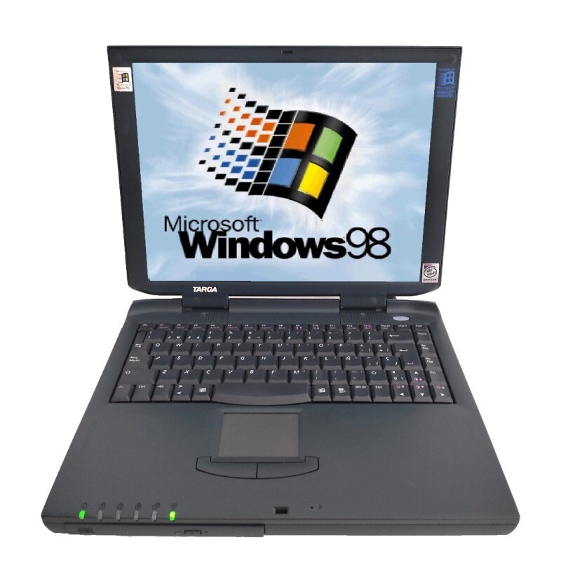TARGA Traveller 600 Pentium MMX 233 Windows 98 Serial 22015 Notebook PC Laptop