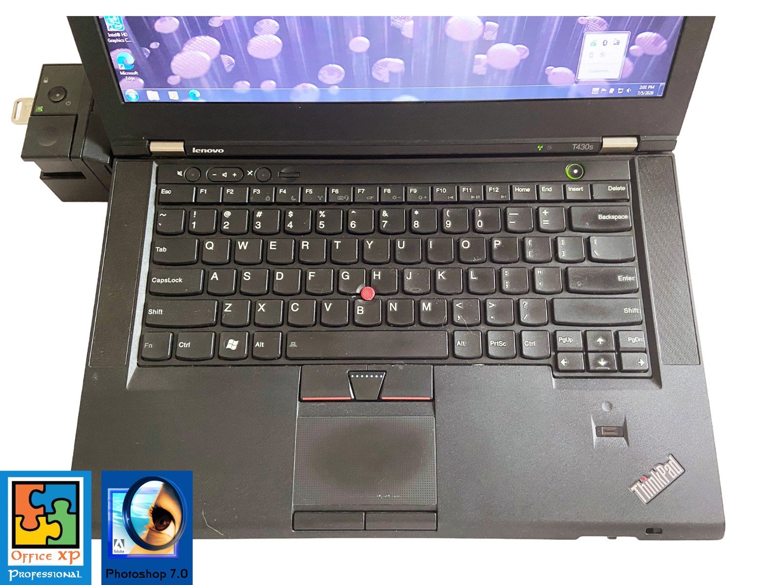 Lenovo ThinkPad T430s 14″ (Intel Core i5 @2.60GHz. 8GB RAM) w/[Dock Type 4337]