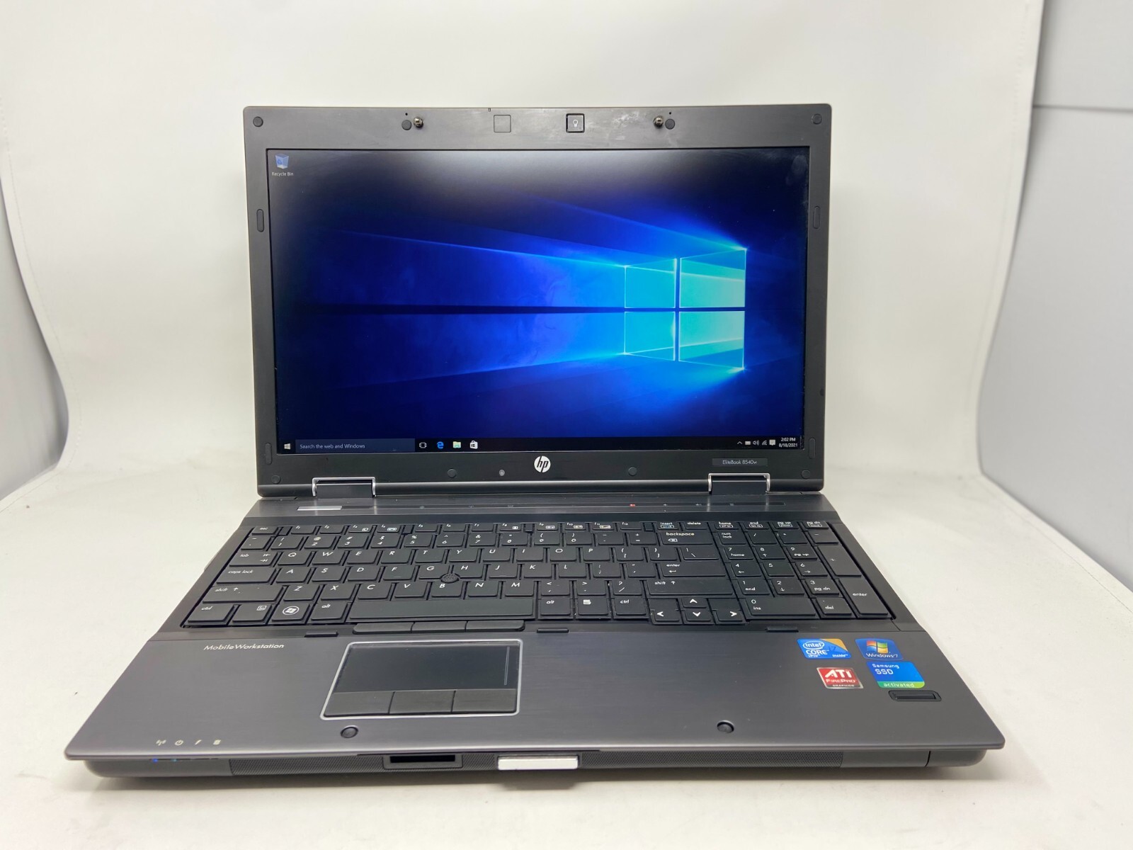 HP EliteBook 8540w 15″ Core i7-620M 2.7GHz 4GB 512GB SSD Win10 AMD Gaming Laptop