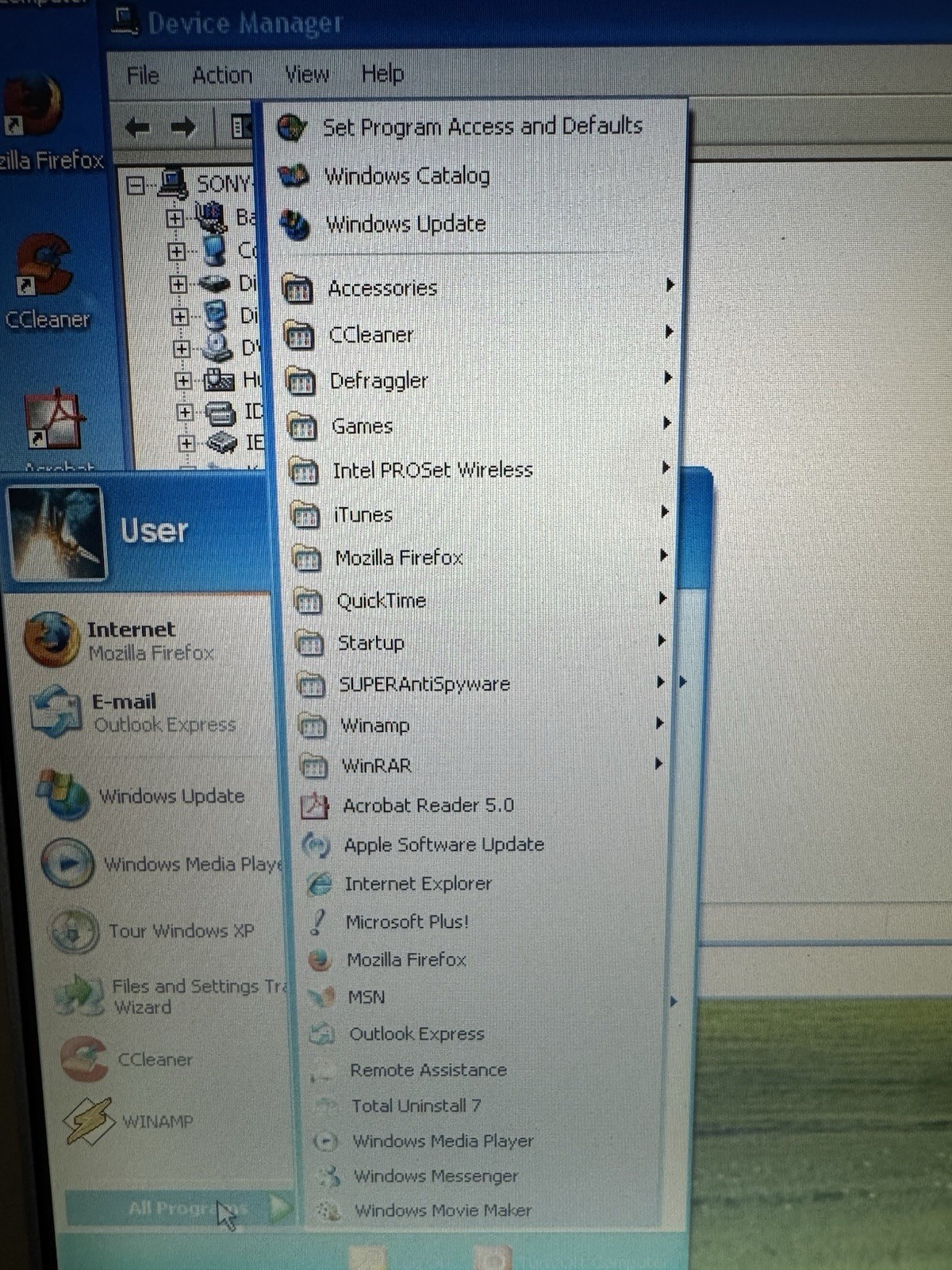Sony VGN-S170P PCG-6C3L Pentium M 1.5GHz 1GB 128GB Disc Win XP Laptop