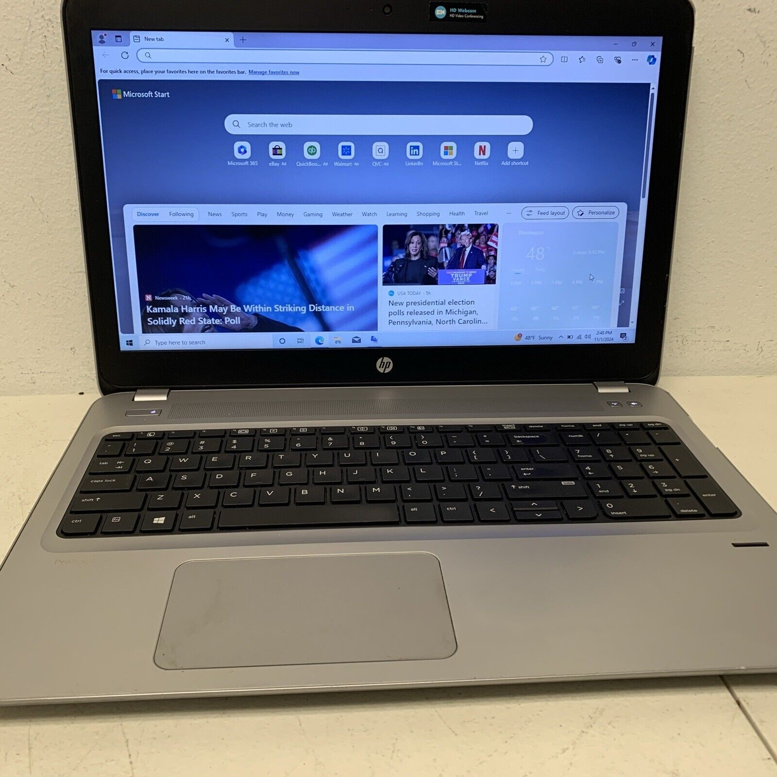 HP ProBook 450 G4 15.6″ Intel Core i3-6006U 8GB Ram 128GB SSD Win10