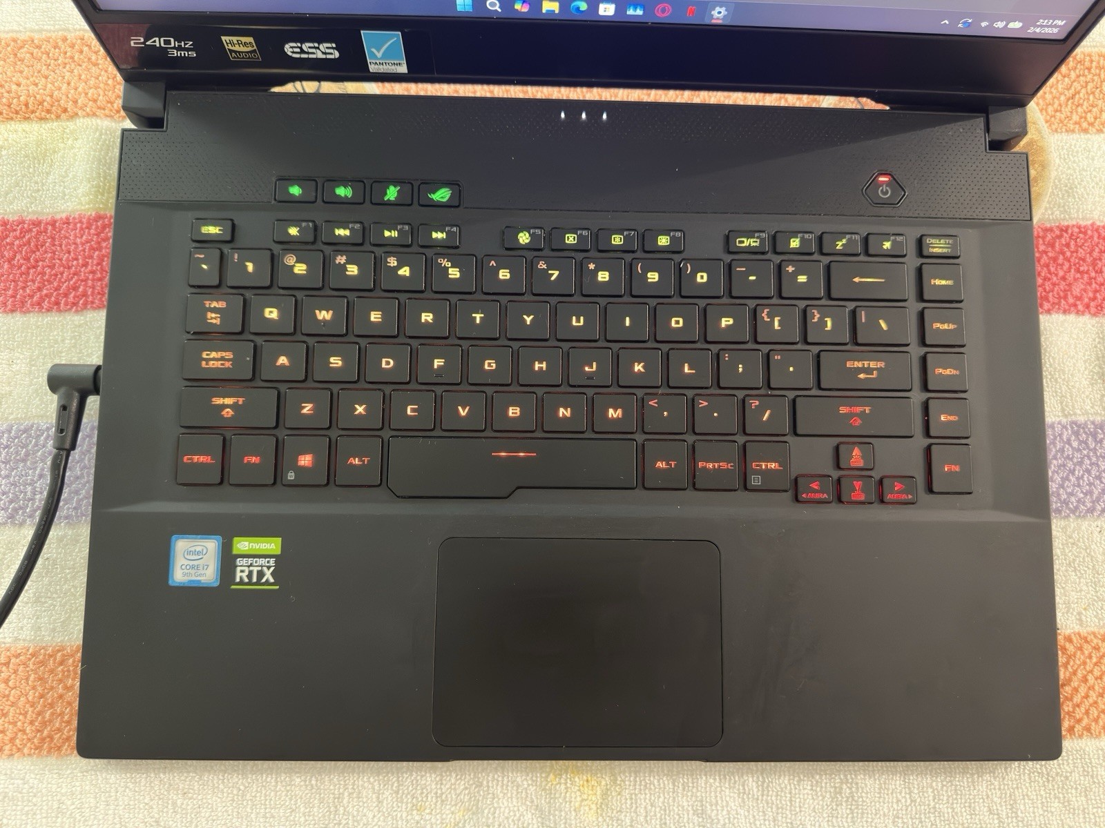 ASUS ROG Zephyrus M15 i7-9750H RTX 2070 Q-Max 8GB DDR4 32GB 1TB SSD 15.6″ FHD