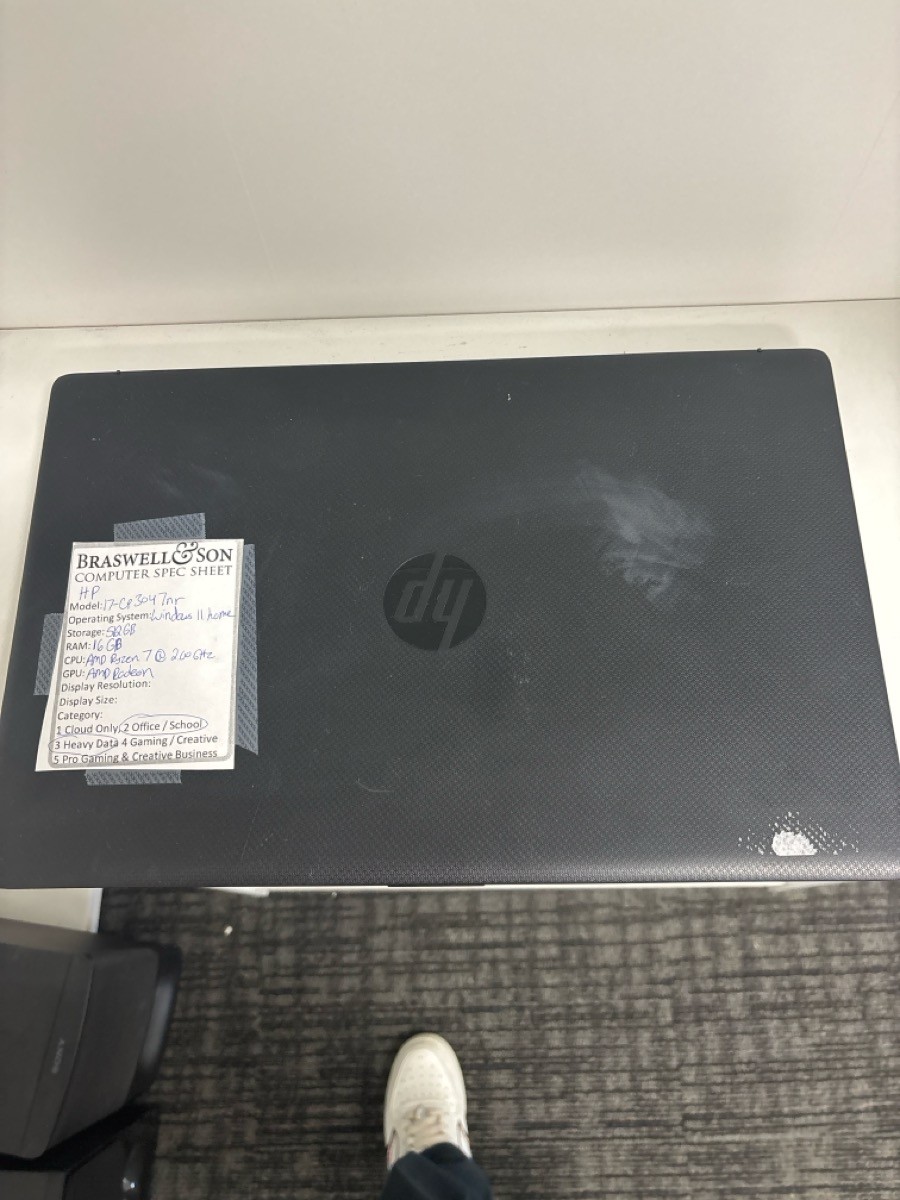 HEWLETT PACKARD 17-CP3047NR 512GB 16GB RAM AMD RYZEN 7 (B02101134)