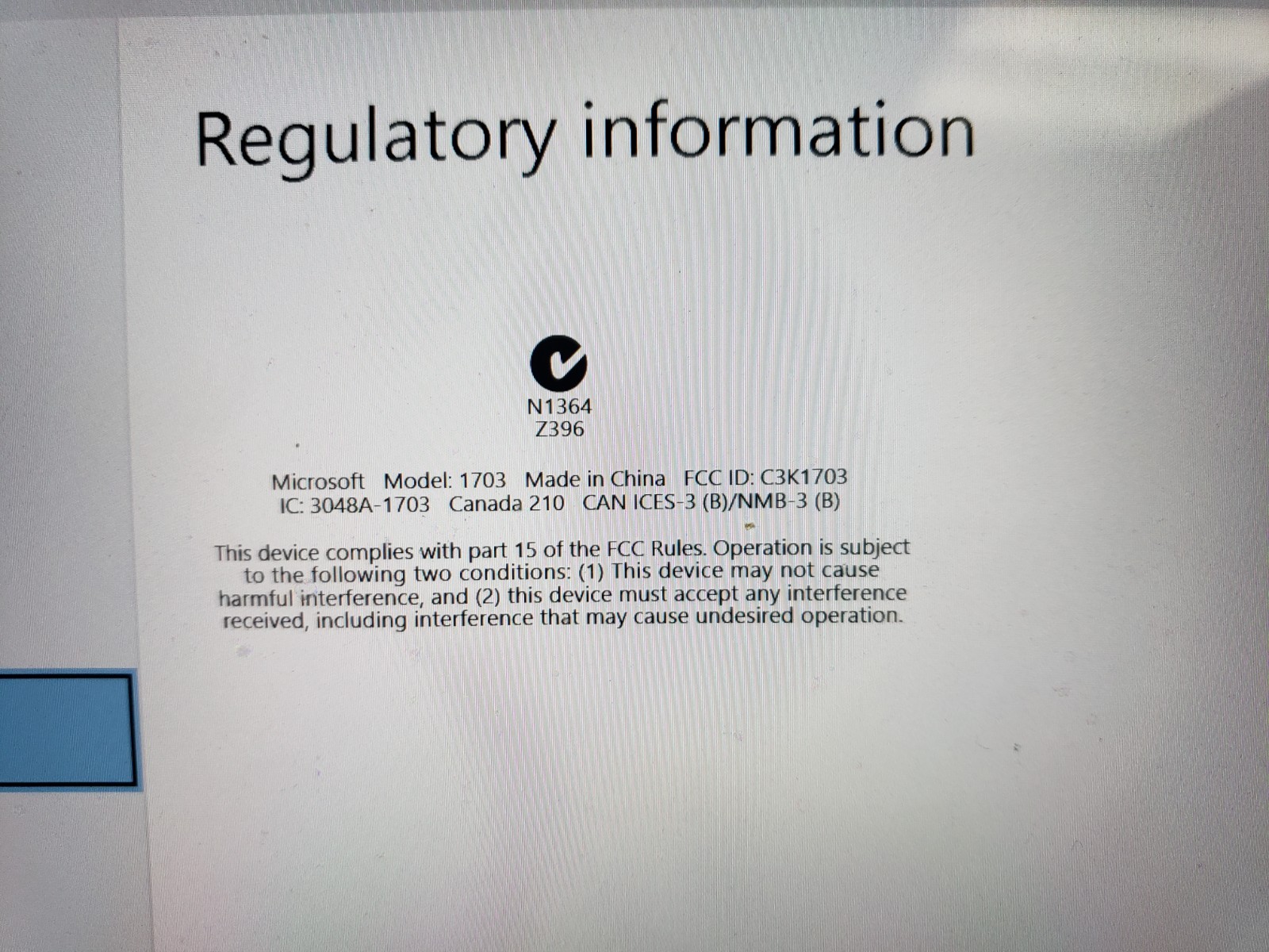 Microsoft Surface Book 1703 specs unknown for parts boot issue