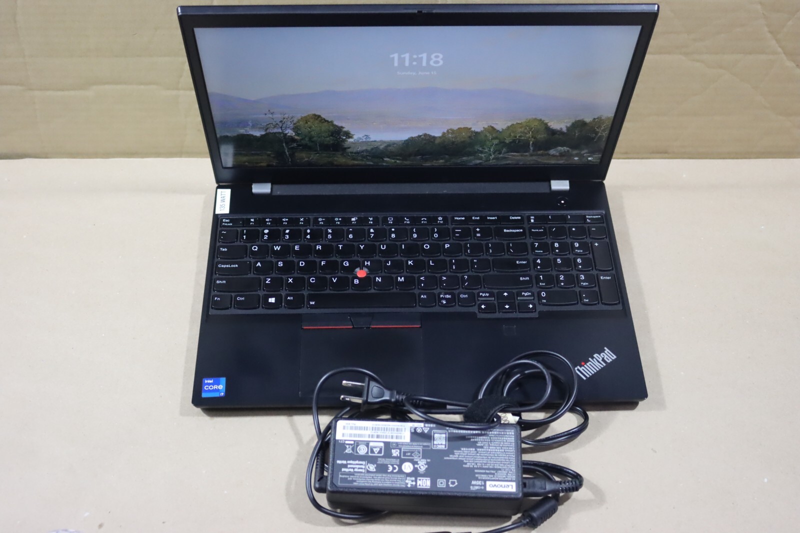 Lenovo ThinkPad T15p Gen 2 i7-11800H 2.3GHz 16GB 1 TB SSD NVIDIA GeForce GTX