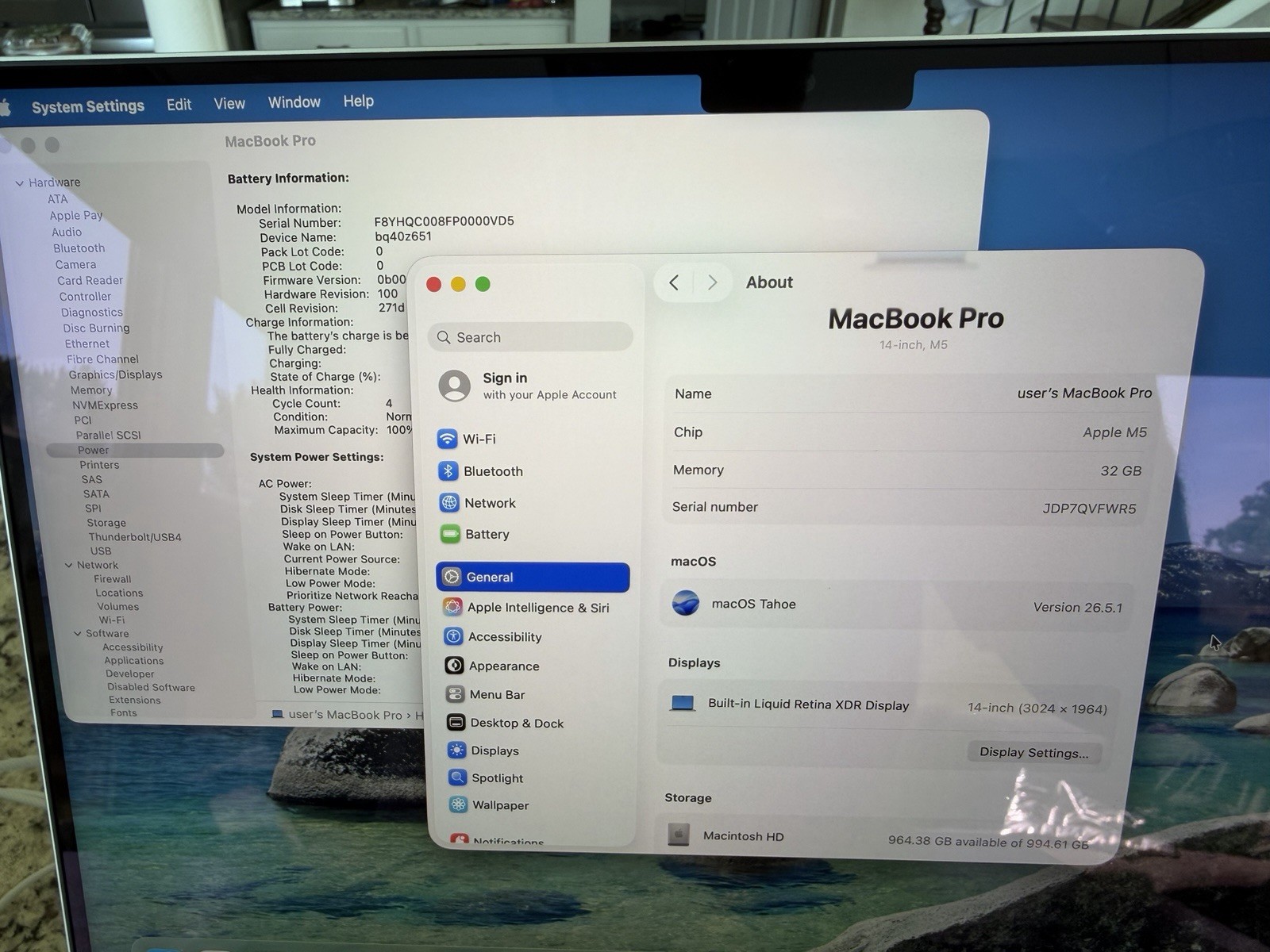 Apple MacBook Pro 14.2″ Apple M5 10-Core 32GB 1TB SSD Silver MJ3E4LL/A 4 cycles