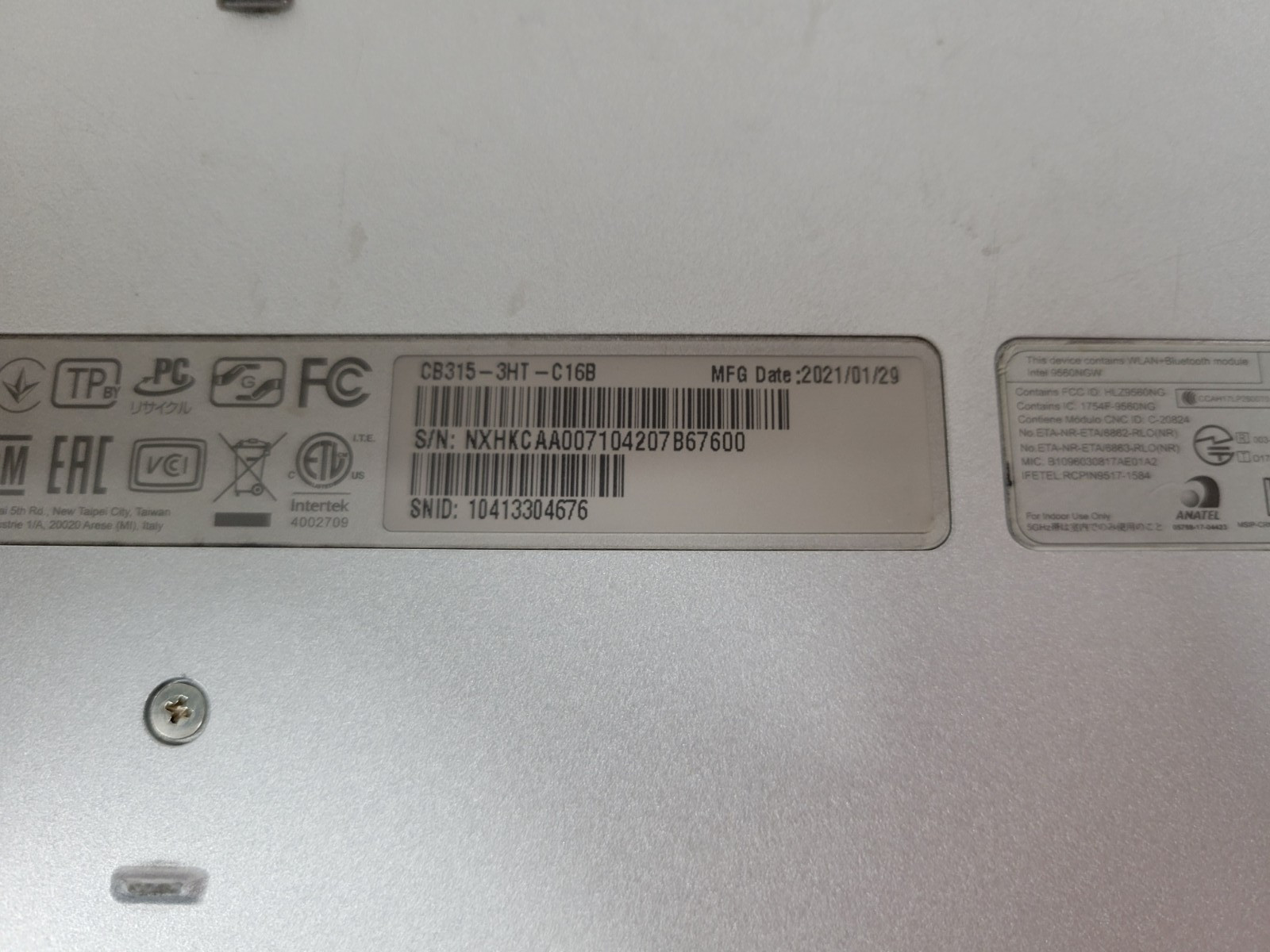 HP Chromebook 315 15.6″ Intel Celeron N4020@1.10GHz 4GB 32GB w/PA | LP543