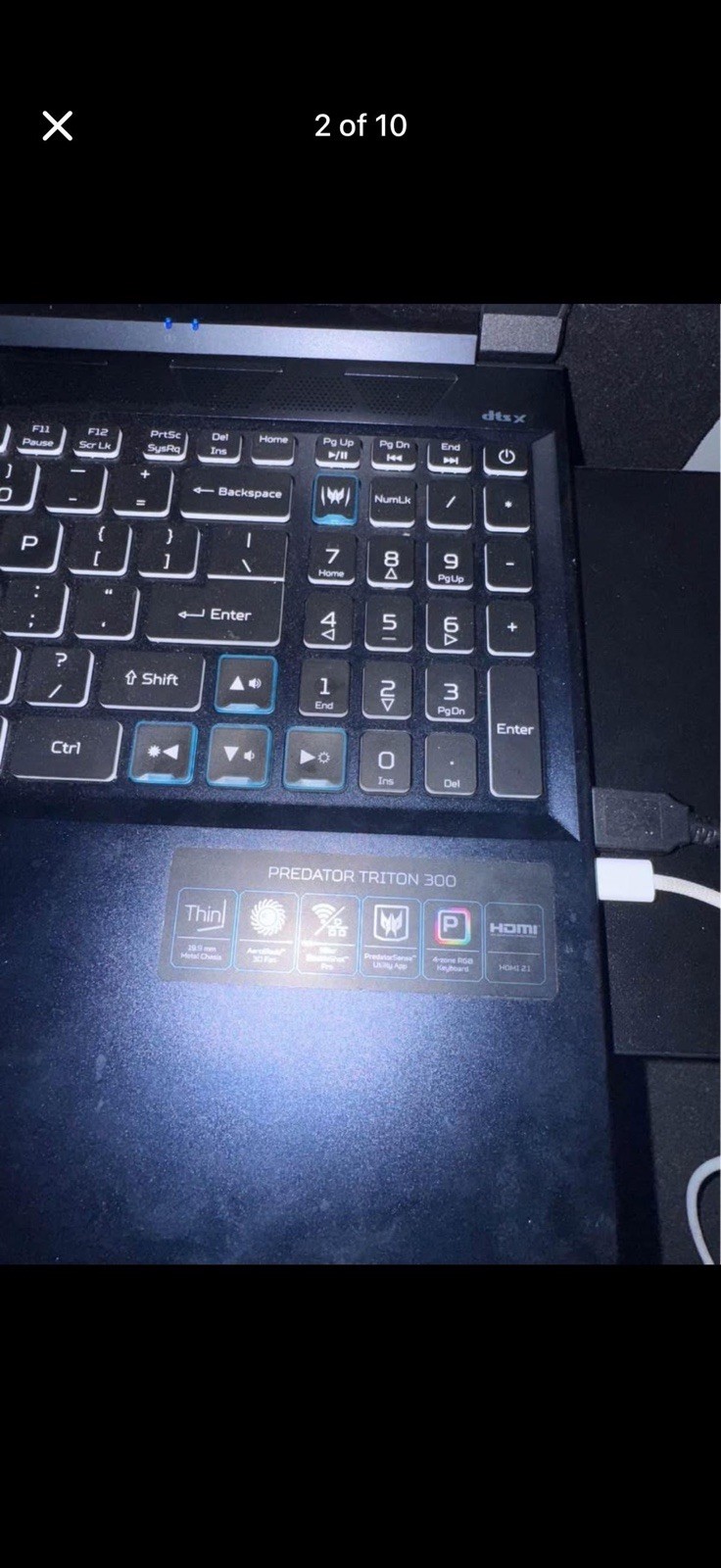 Acer Predator Triton 300 Gaming Laptop i7-11800H RTX 3070 16GB 477GB SSD Win11