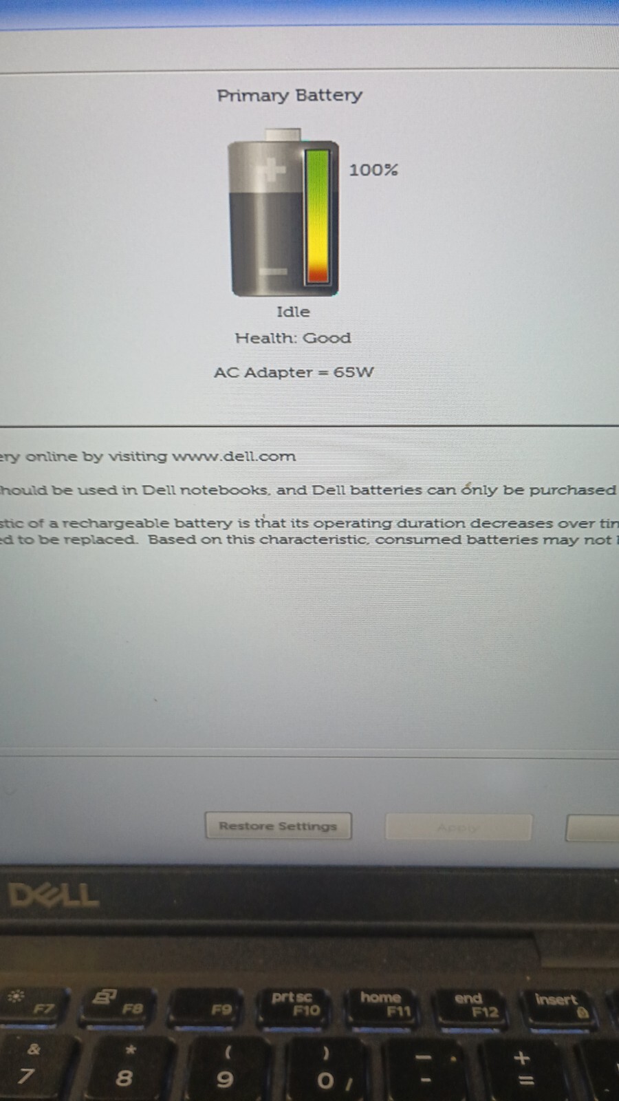 Latitude 5400 (3273) w/charger.i5-8350U.8GB.128GB NVMe”.14″FHD. W11 Pro