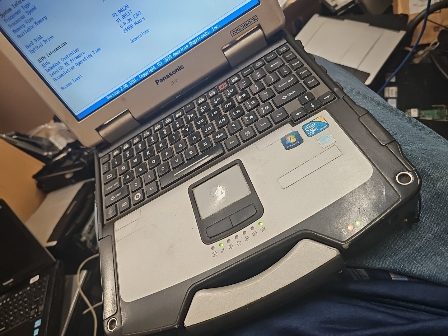 Panasonic Toughbook CF-31 MK-1 i5 520M @ 2.40GHz 8GB RAM DDR3 ( 24480HRS)