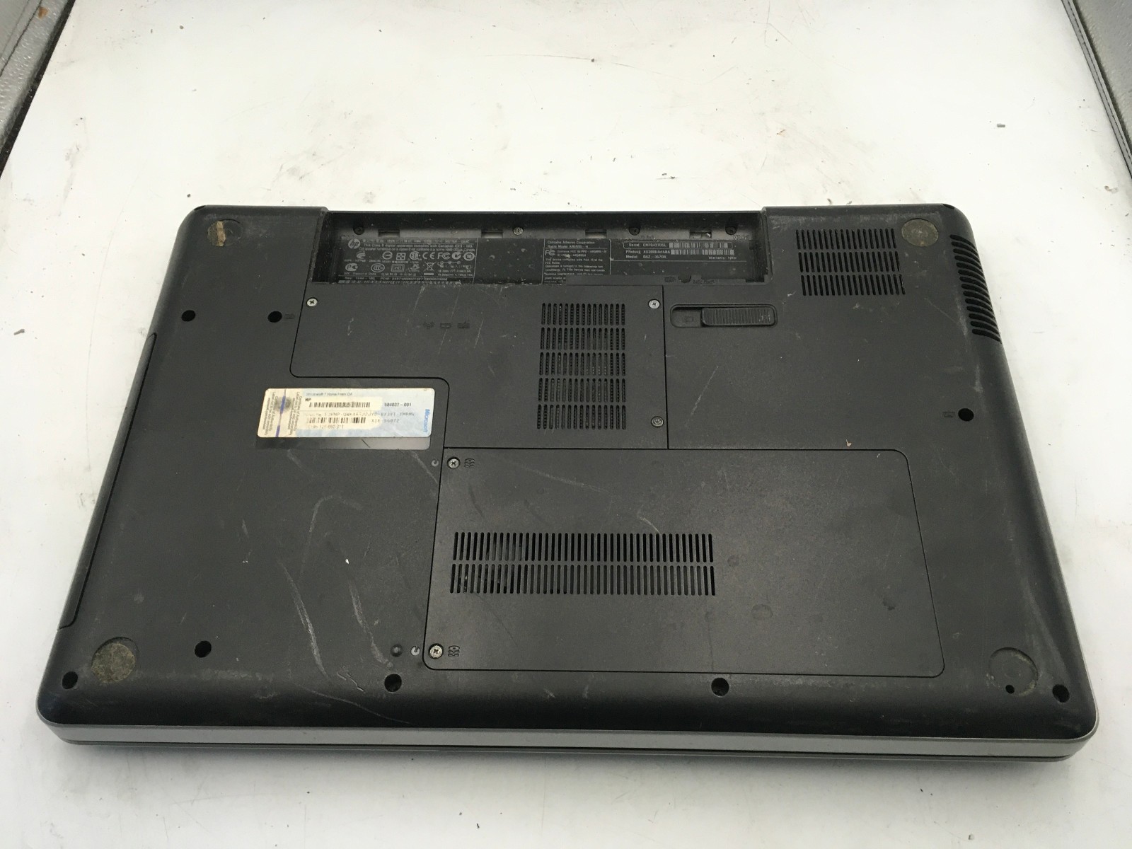HP G62 367DX NOTEBOOK -FOR PARTS/BAD LCD- AMD TURION II N530 – 4GB RAM -READ- BB