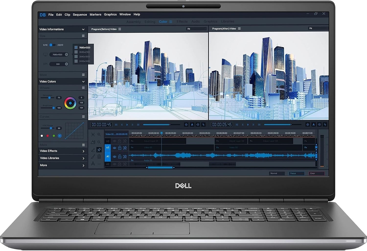 Dell Precision 7760 17.3″ Workstation i5-11500H 32GB 1TB SSD NVIDIA T1200 IR-CAM
