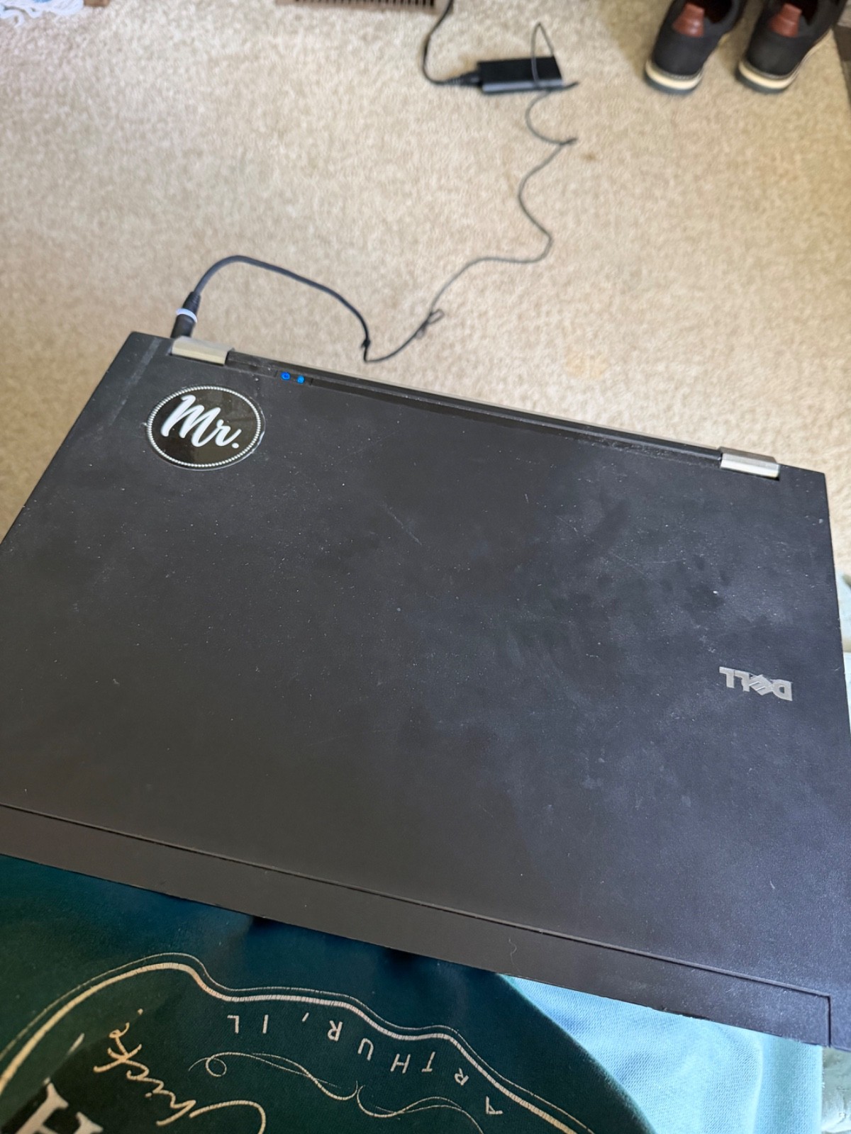 Black Dell Laptop – Latitude E6500 with charger