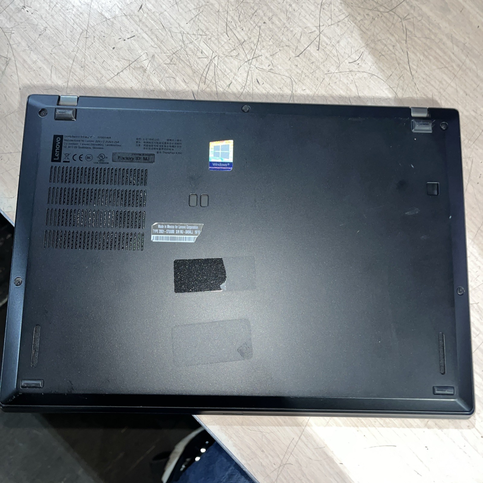 LENOVO THINKPAD X390 INTEL CORE I5 8TH GEN 8GB RAM NO HD