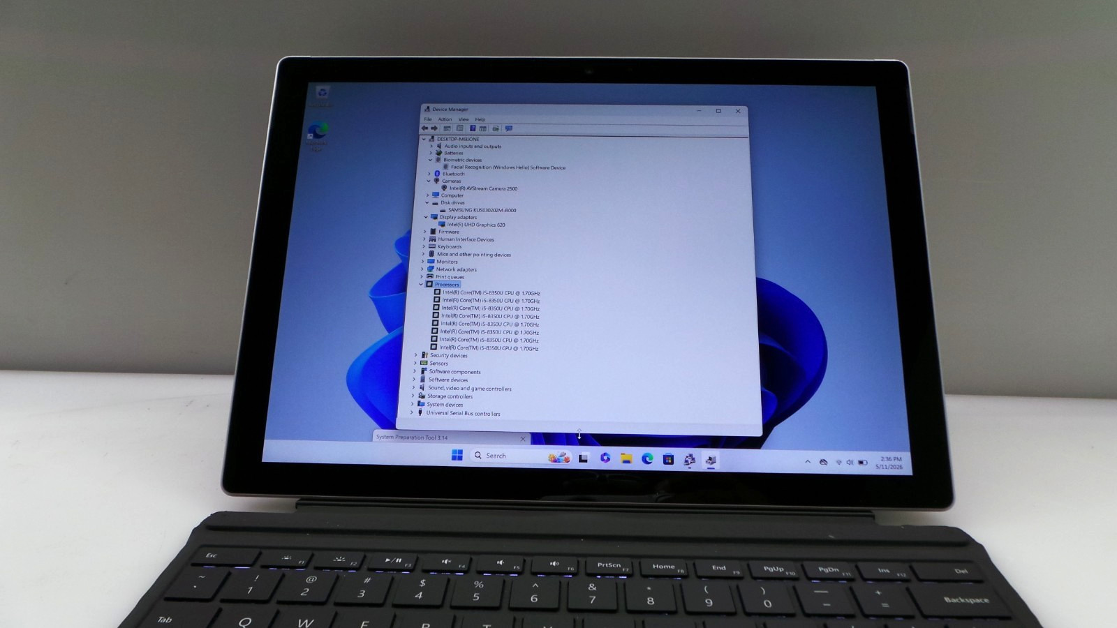 Microsoft Surface Pro 6 12.3″ | i5-8250U 1.60GHz 8GB RAM 128GB SSD | WIN 11 PRO
