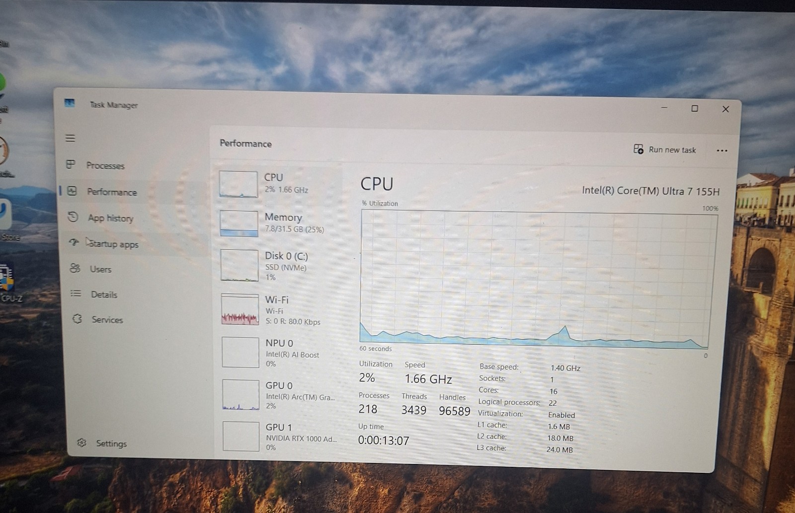 Dell Precision 3591 Workstation 15.6″ Core Ultra 7 155H 32GB RAM RTX 1000 Ada
