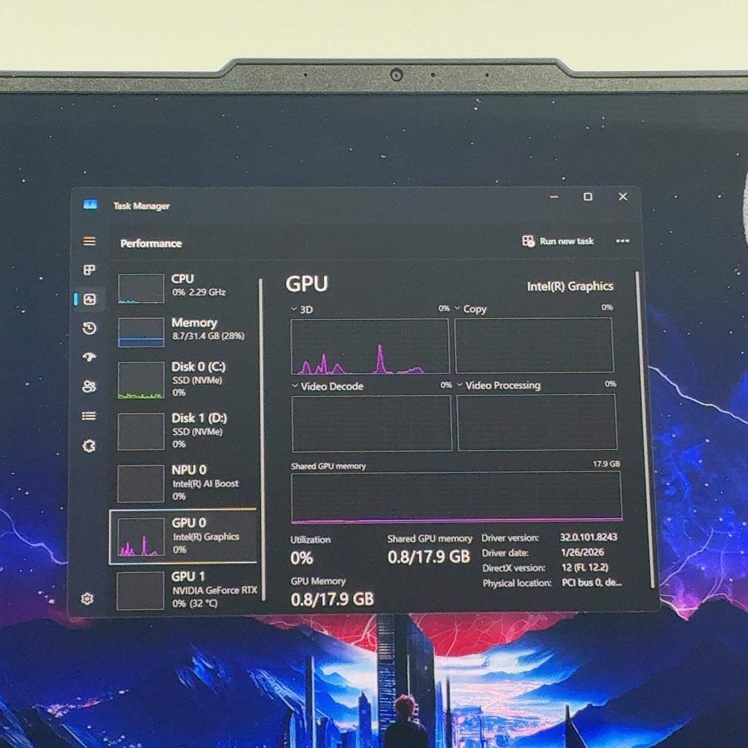 Lenovo Legion Pro 5 Core Ultra 9 275HX 2.7GHz 32GB RAM 2TB SSD GeForce RTX 5070