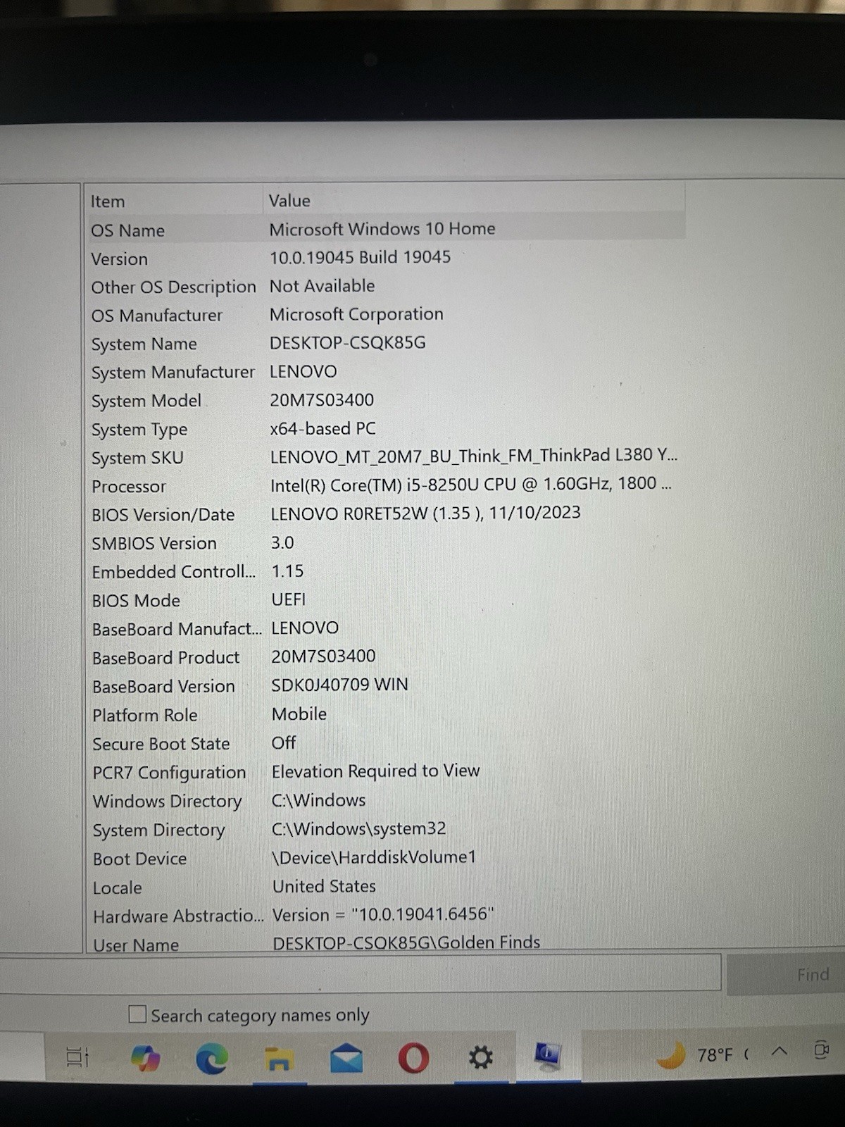Lenovo ThinkPad L380 Yoga i5-8250U 8GB 256GB SSD 13.3” Touch Touchscreen 2-in-1