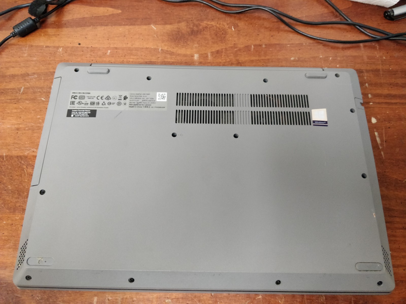 Lenovo IdeaPad L340-15API AMD RYZEN 3 3200U@2.60GHz 8GB RAM NO DRIVE PARTS 8546