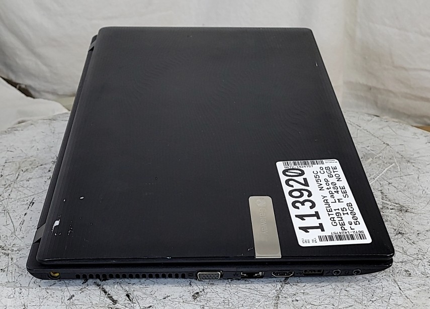 GATEWAY NV55C PEW91 Laptop Core I5 M 480 6GB 500GB SEE NOTES