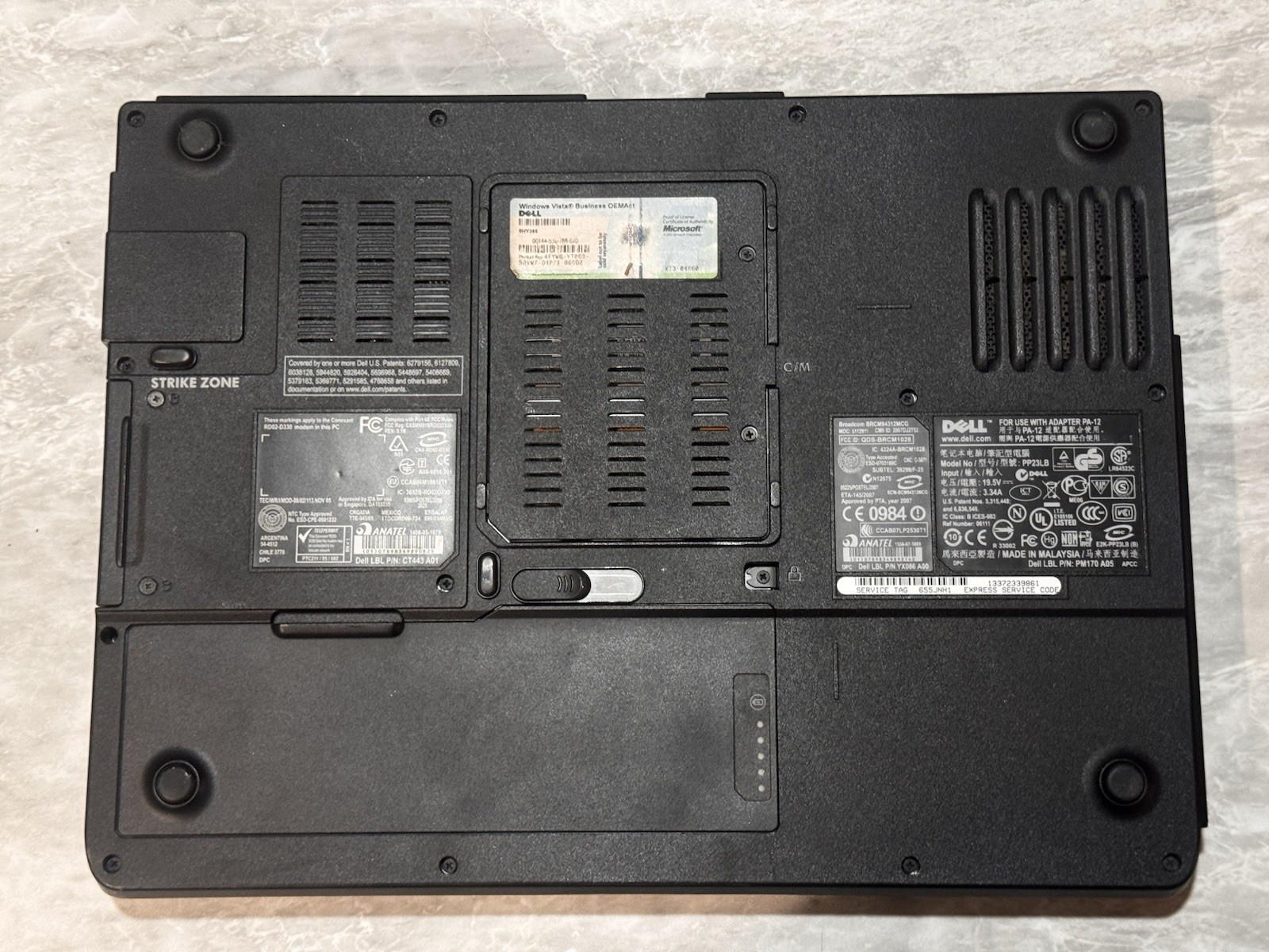 Dell Vostro 1000 Laptop AMD Turion 64 X2 1.9GHz 2GB RAM 160gb HDD Windows XP
