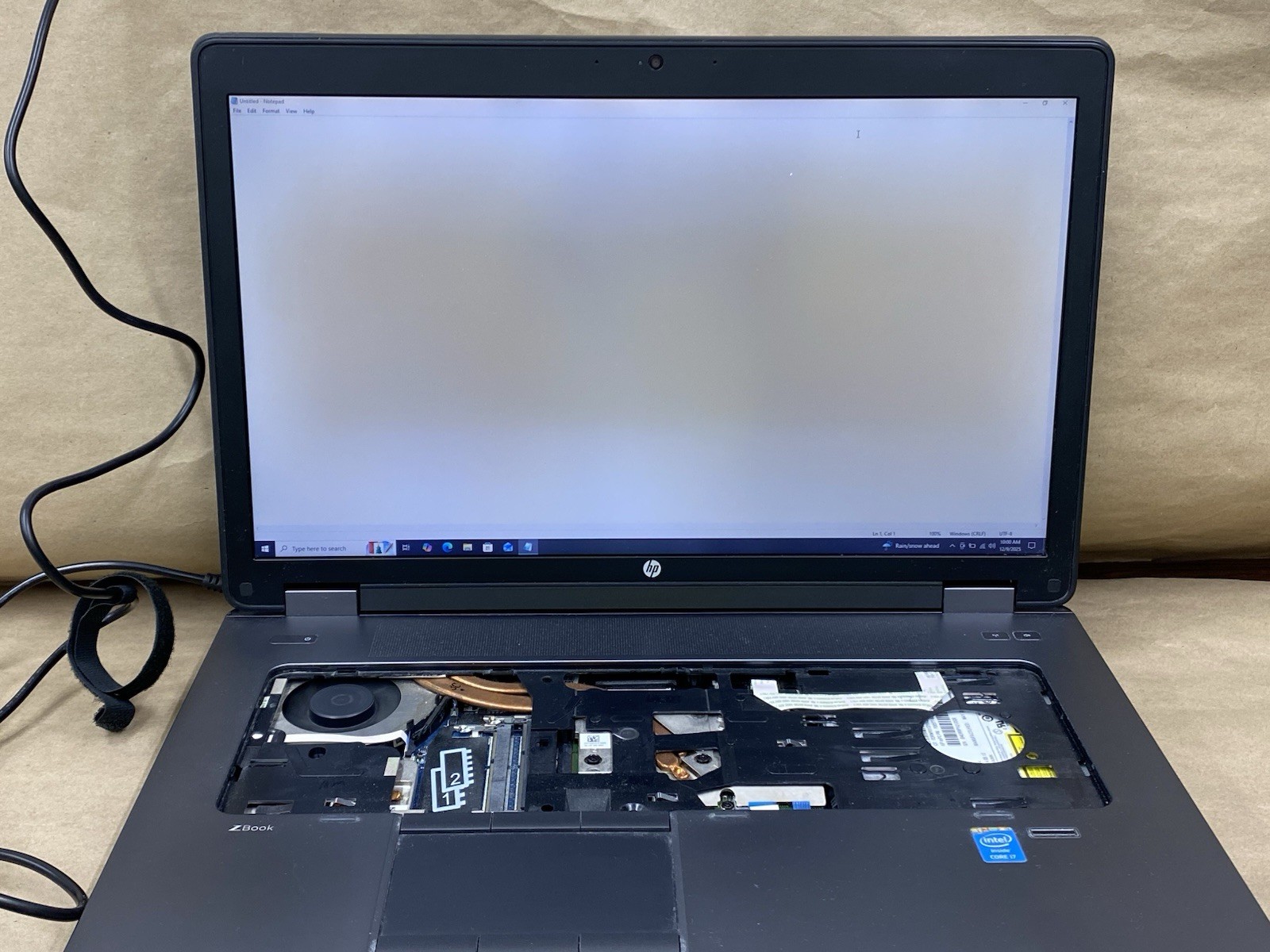 HP Zbook 17 – 17″ 1920×1080 – i7-4700MQ – 4GB – 250GB SSD – Win 10 Pro