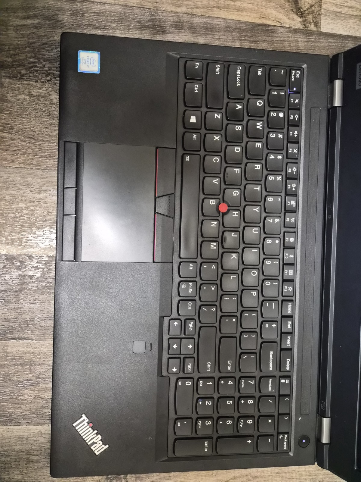Lenovo ThinkPad P52, Core i7 8th Gen, 16GB Ram, 1TB SSD Bitlocker On