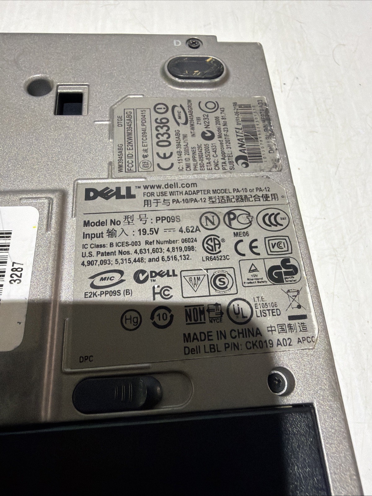 Dell Latitude D430 12″ Laptop Core 2 Duo 1.5gb Ram No Drives Boots Bios NO P/S